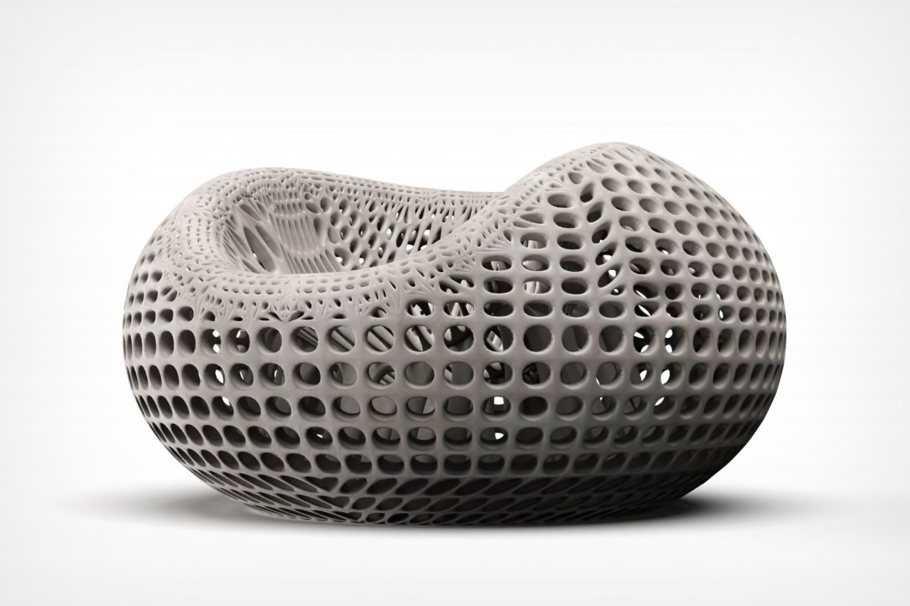 chair，3D printing，concrete，