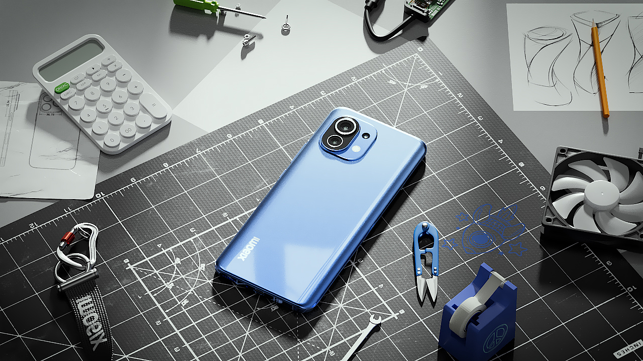 c4d，Product animation，3C products，Visual Kinesis，RS Renderer，ae，