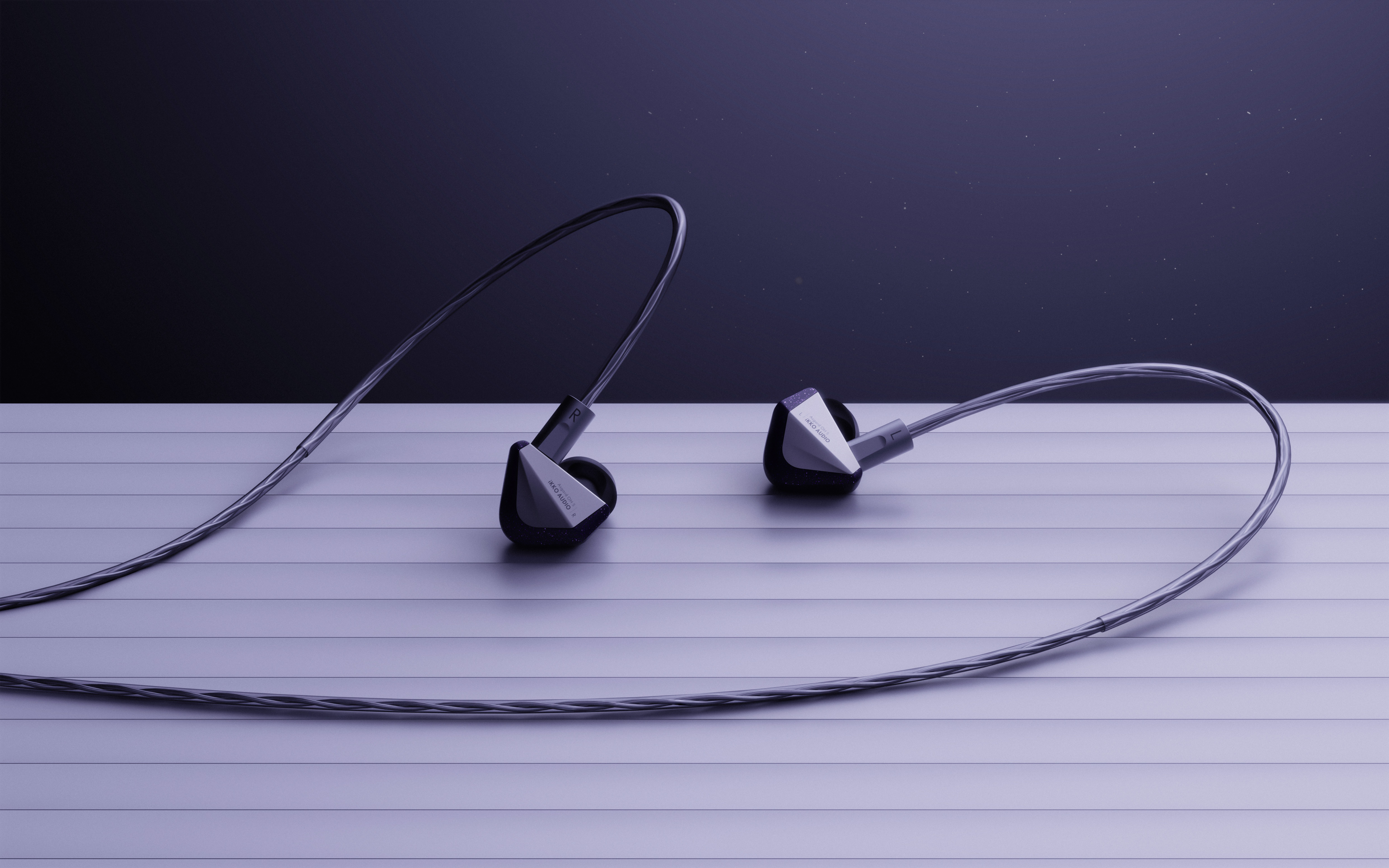 titanium，starry sky，Architecture，Light and shadow，