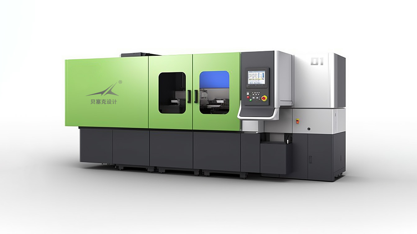 injection molding machine，Equipment appearance design，Besek design，Sheet metal equipment，industrial equipment design，automation equipment ，