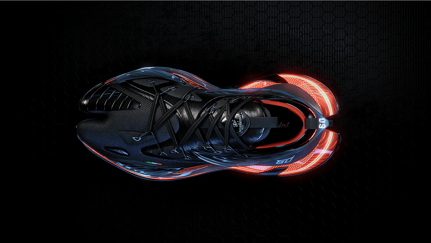 shoes，fashion，Sense of future，Lamborghini，