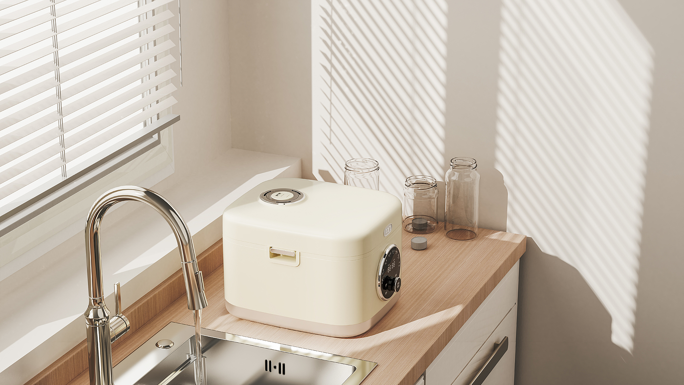 rice cooker，Electric pressure cooker，Retro style，Steam Age，Kitchen appliances，Trendy，small home appliances，serialization，