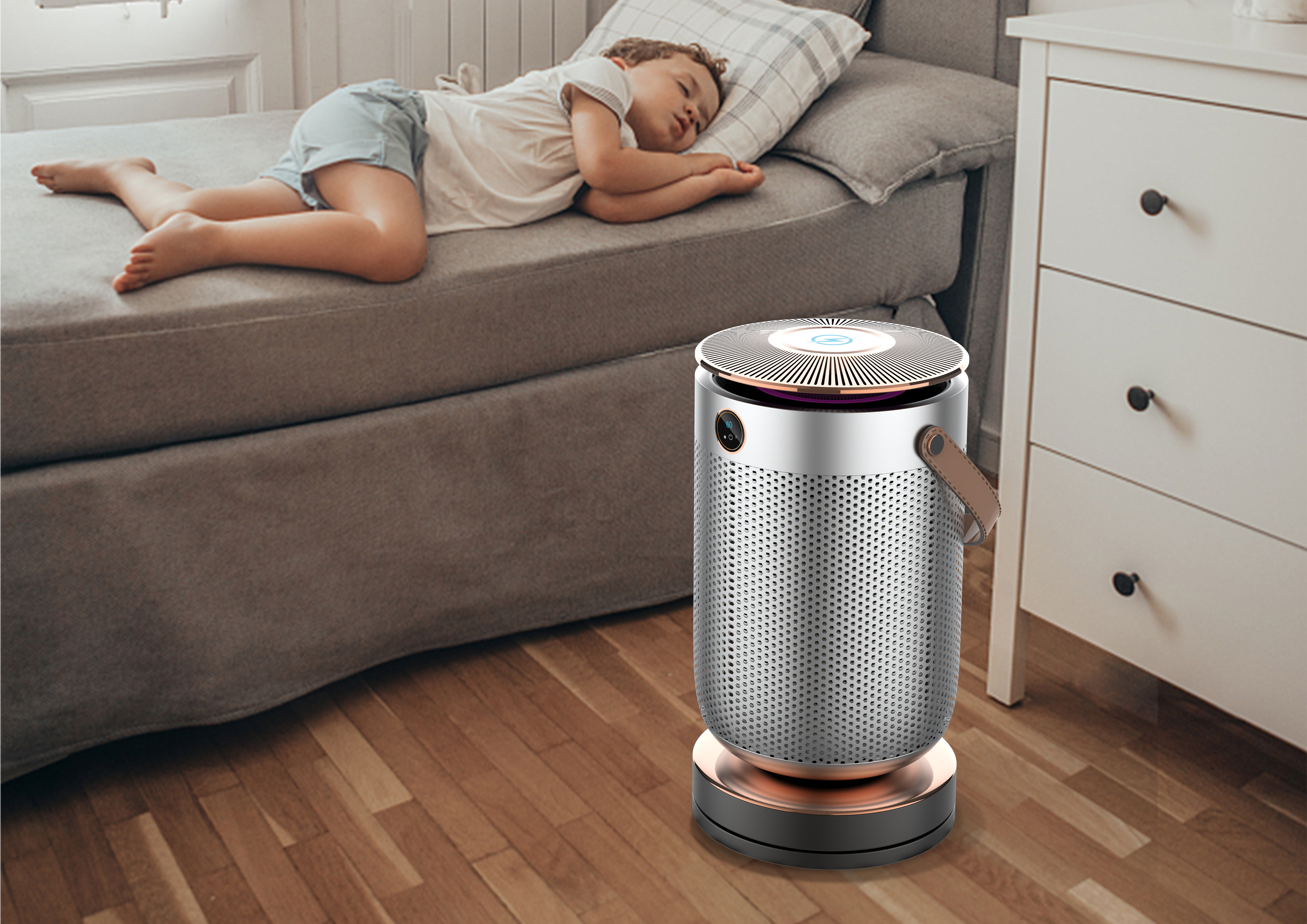 Post epidemic Era，Air purification，negative ion sterilization，portable，Indoor and outdoor universal，