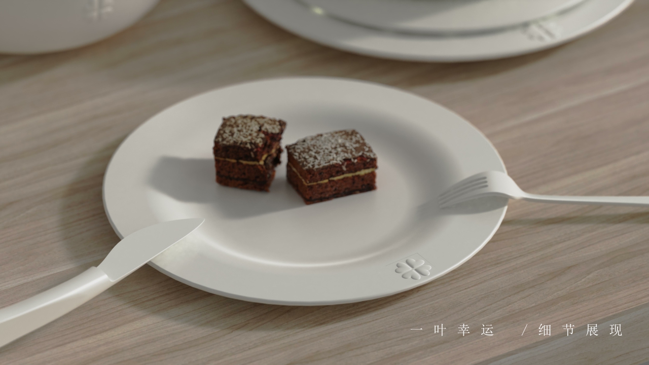 # Tableware，# plate，# Four-piece，# Kitchen Supplies，