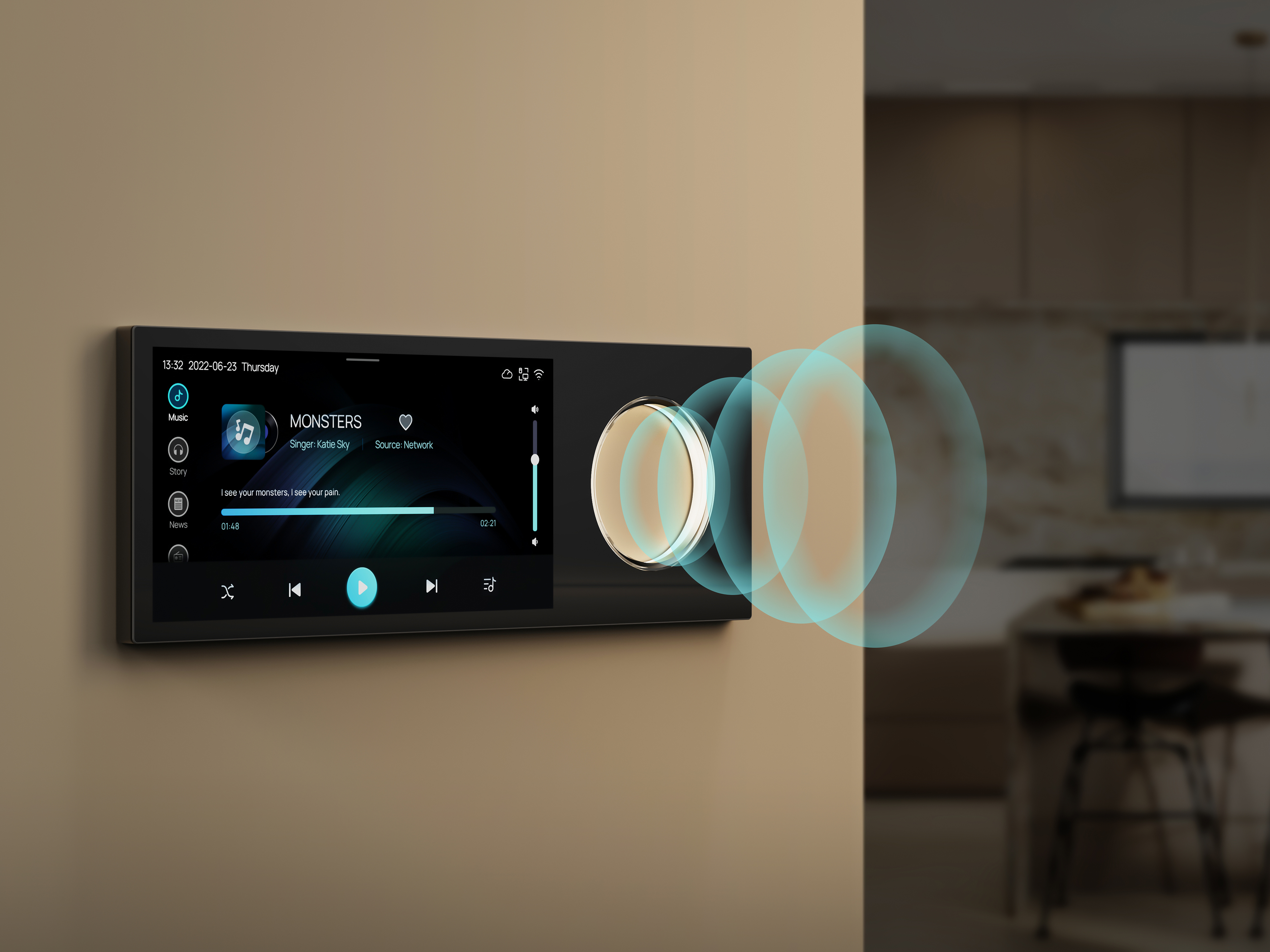 Smart screen (smart home control terminal)，