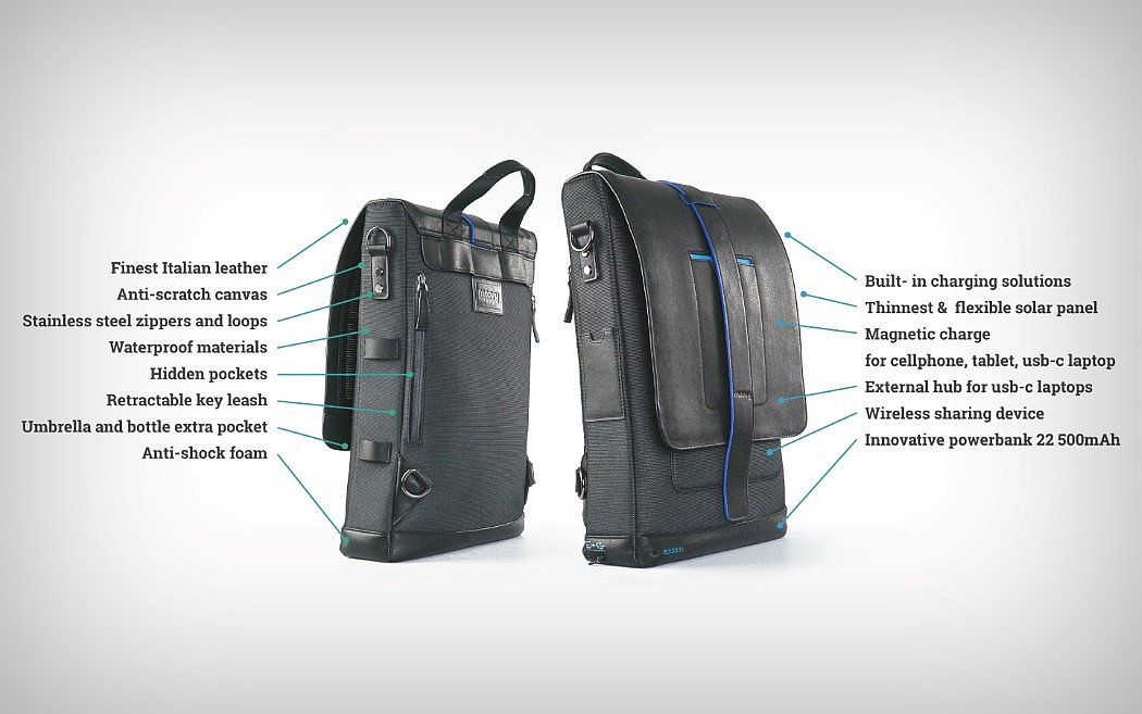 Backpack，multi-function，charge，solar energy，outdoors，