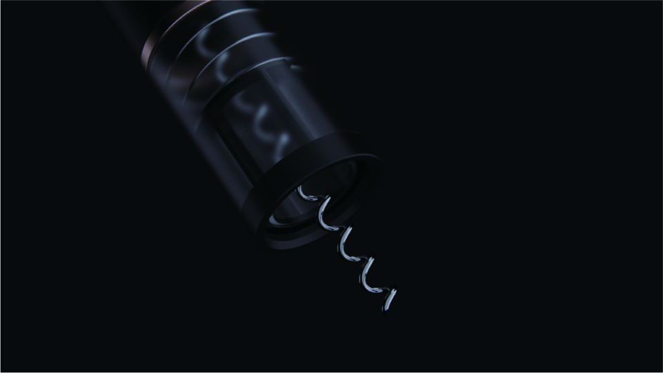 product design，industrial design，Wine bottle opener，