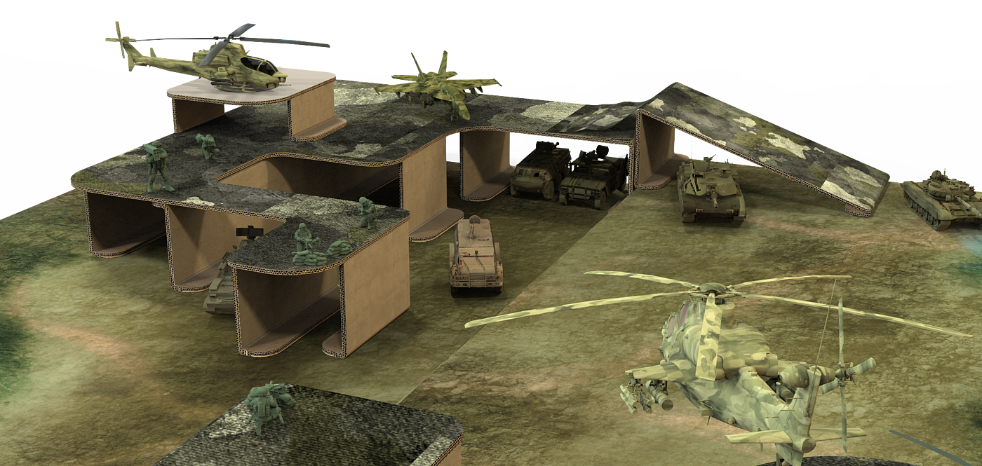 Toys，Toy Scene，fold，Corrugated paper，children，Children's home，Children's entertainment，Home entertainment，