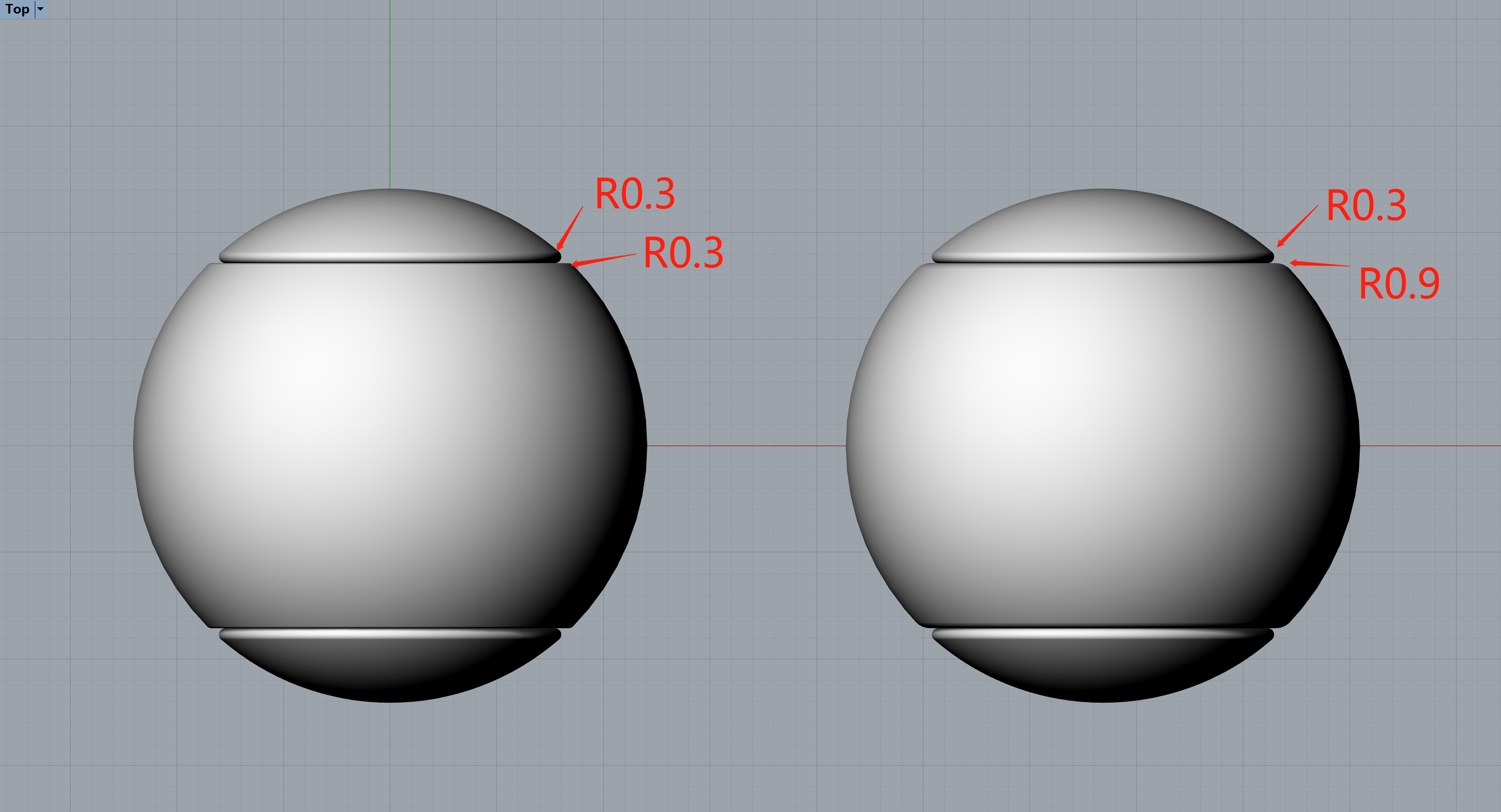 Equal arc length fillet, visual balance, u design, visual path，