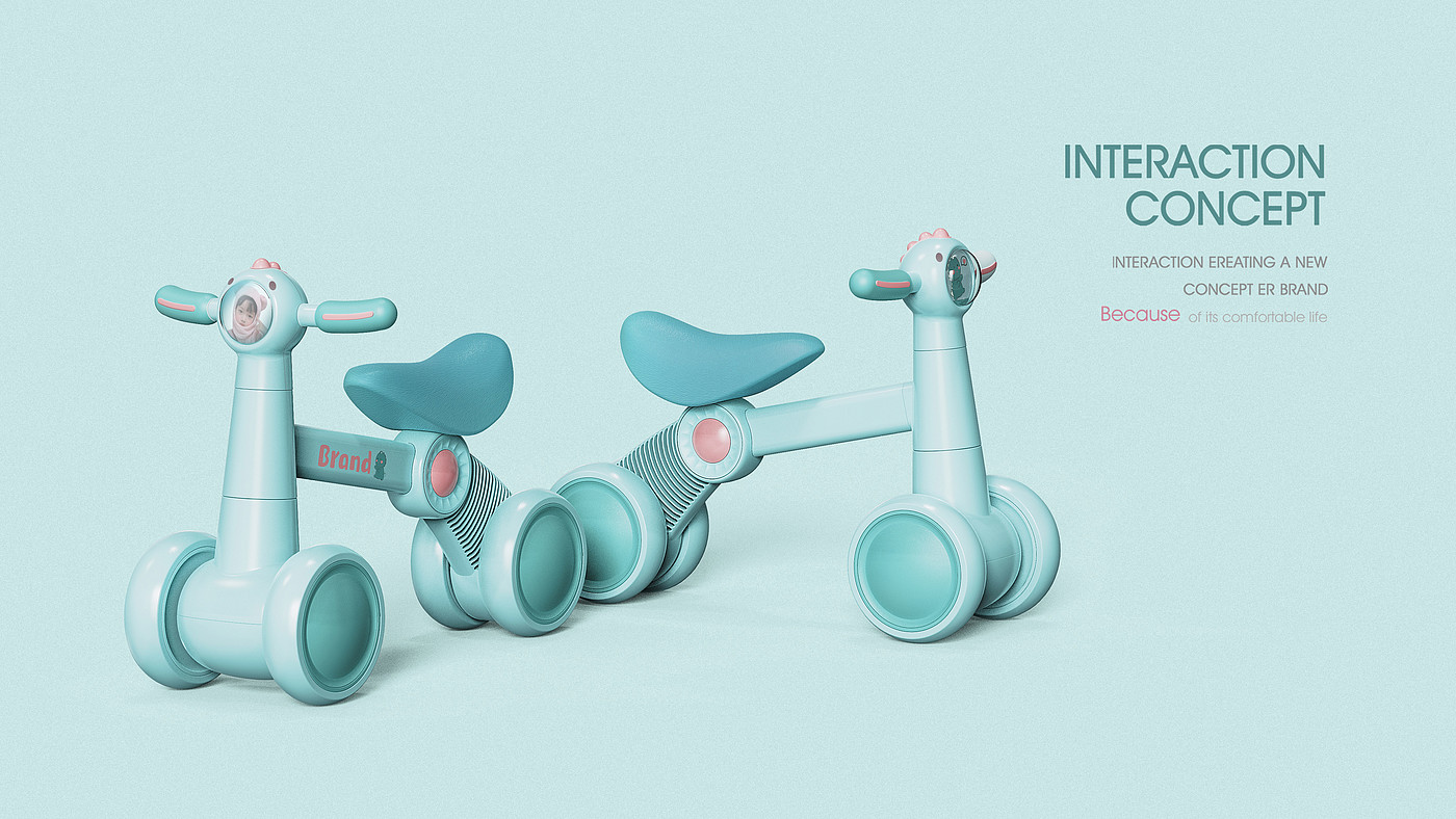 product design，industrial design，Structural design，Mother and baby，Children's car，
