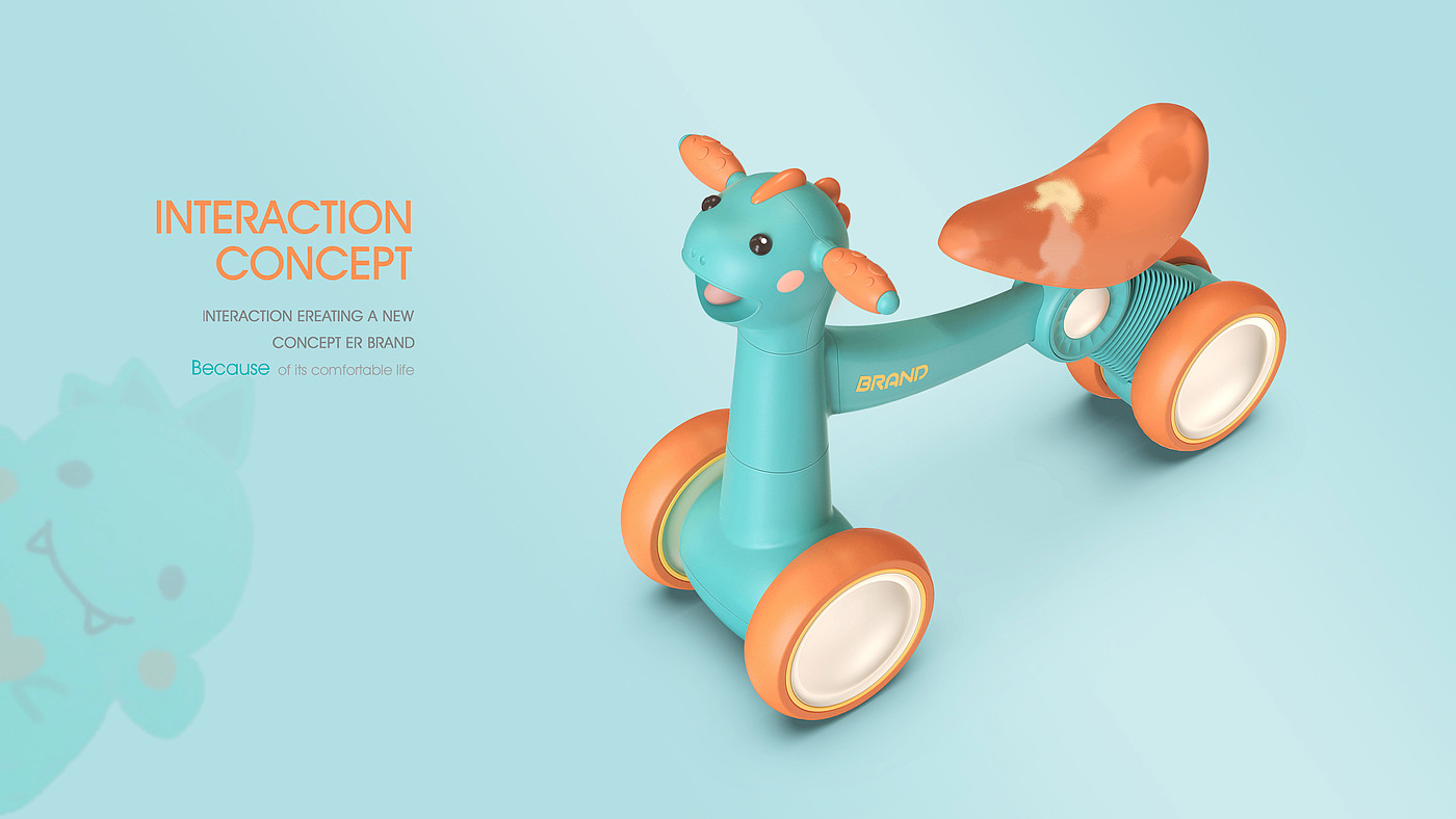 product design，industrial design，Structural design，Mother and baby，Children's car，