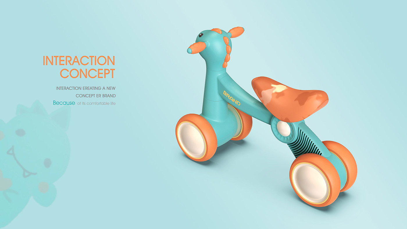 product design，industrial design，Structural design，Mother and baby，Children's car，