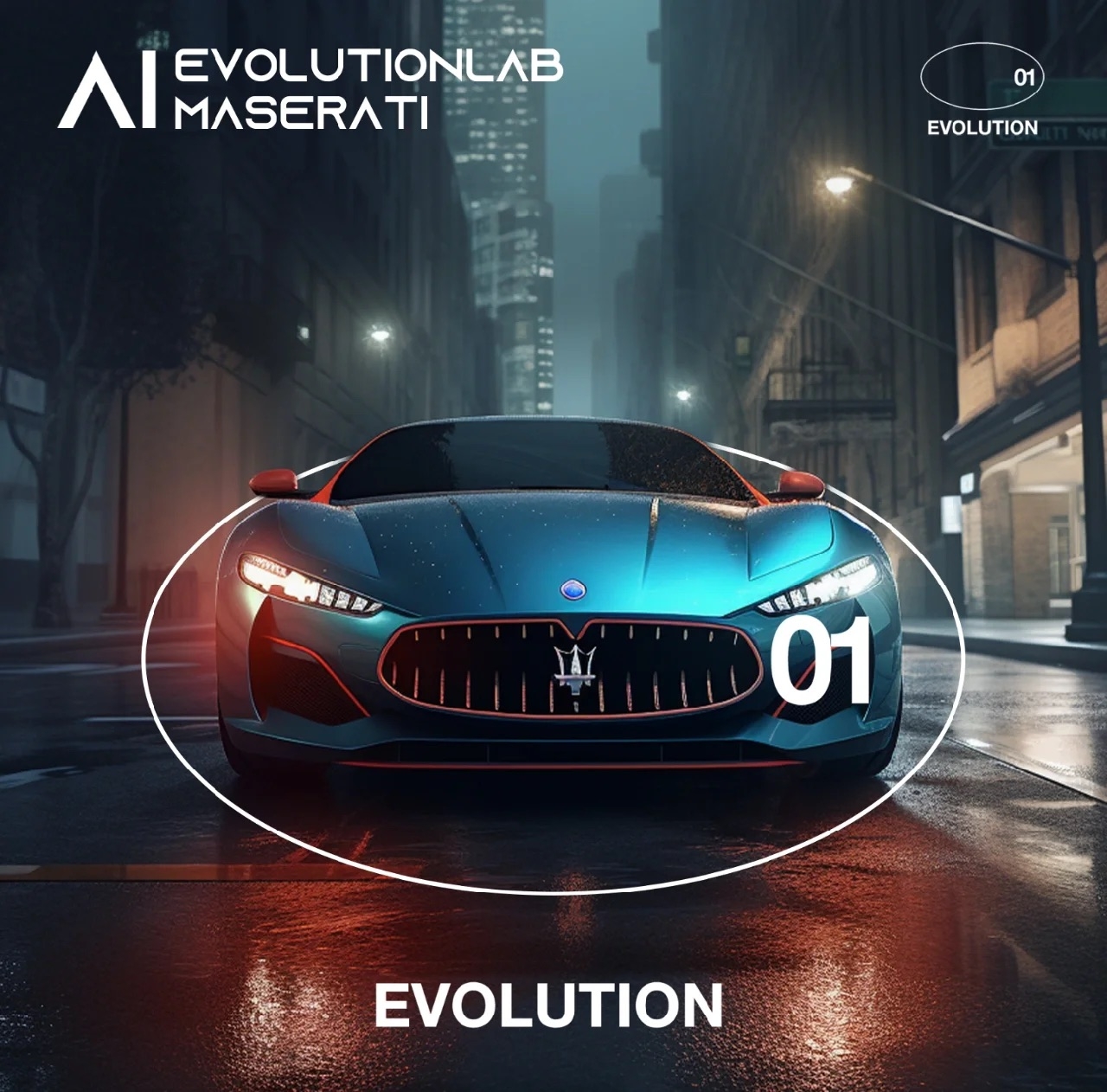 Maserati，Design，industrial design，Cyberpunk，automobile，vehicle，Sense of future，AI design，