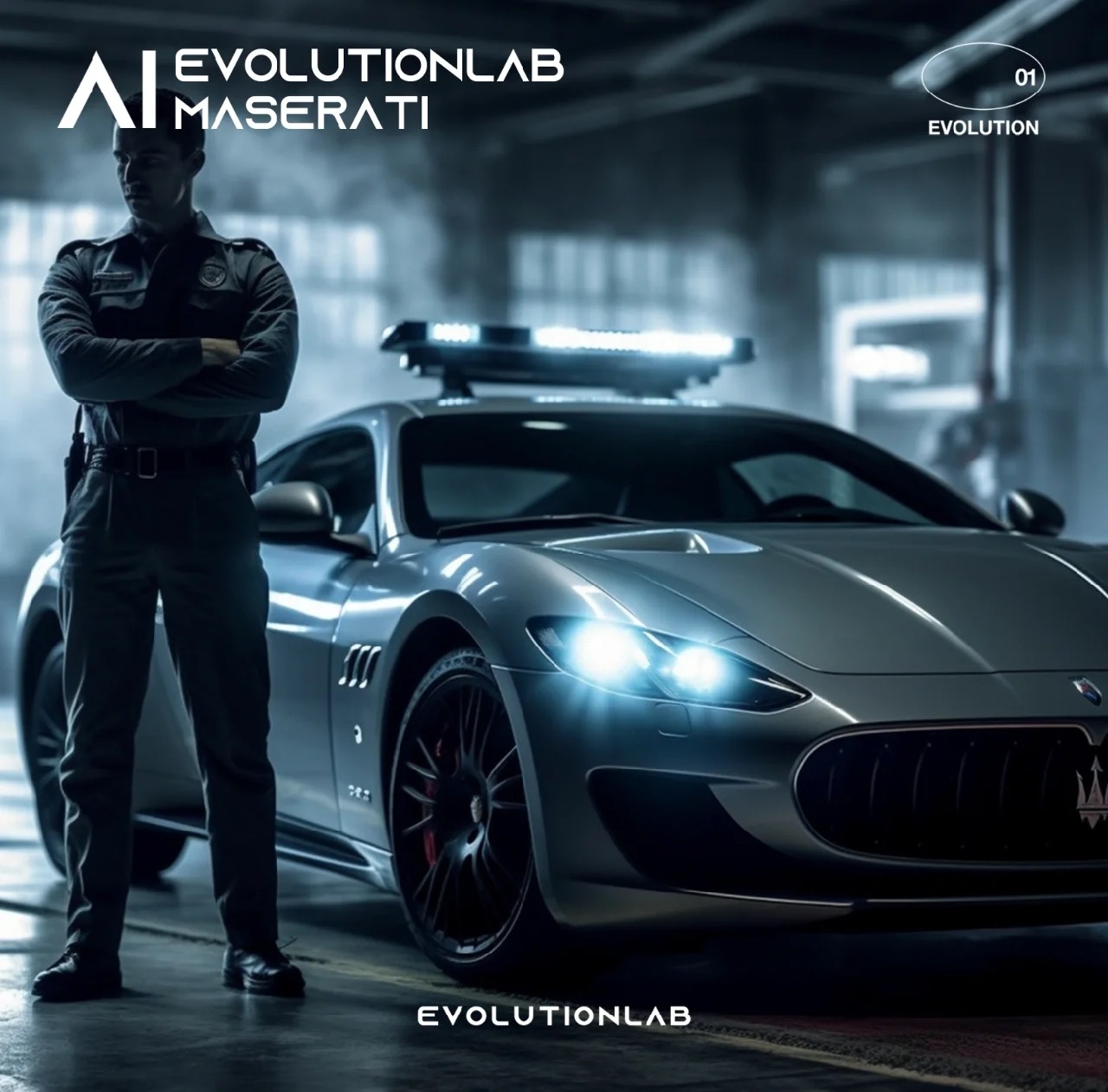 Maserati，Design，industrial design，Cyberpunk，automobile，vehicle，Sense of future，AI design，