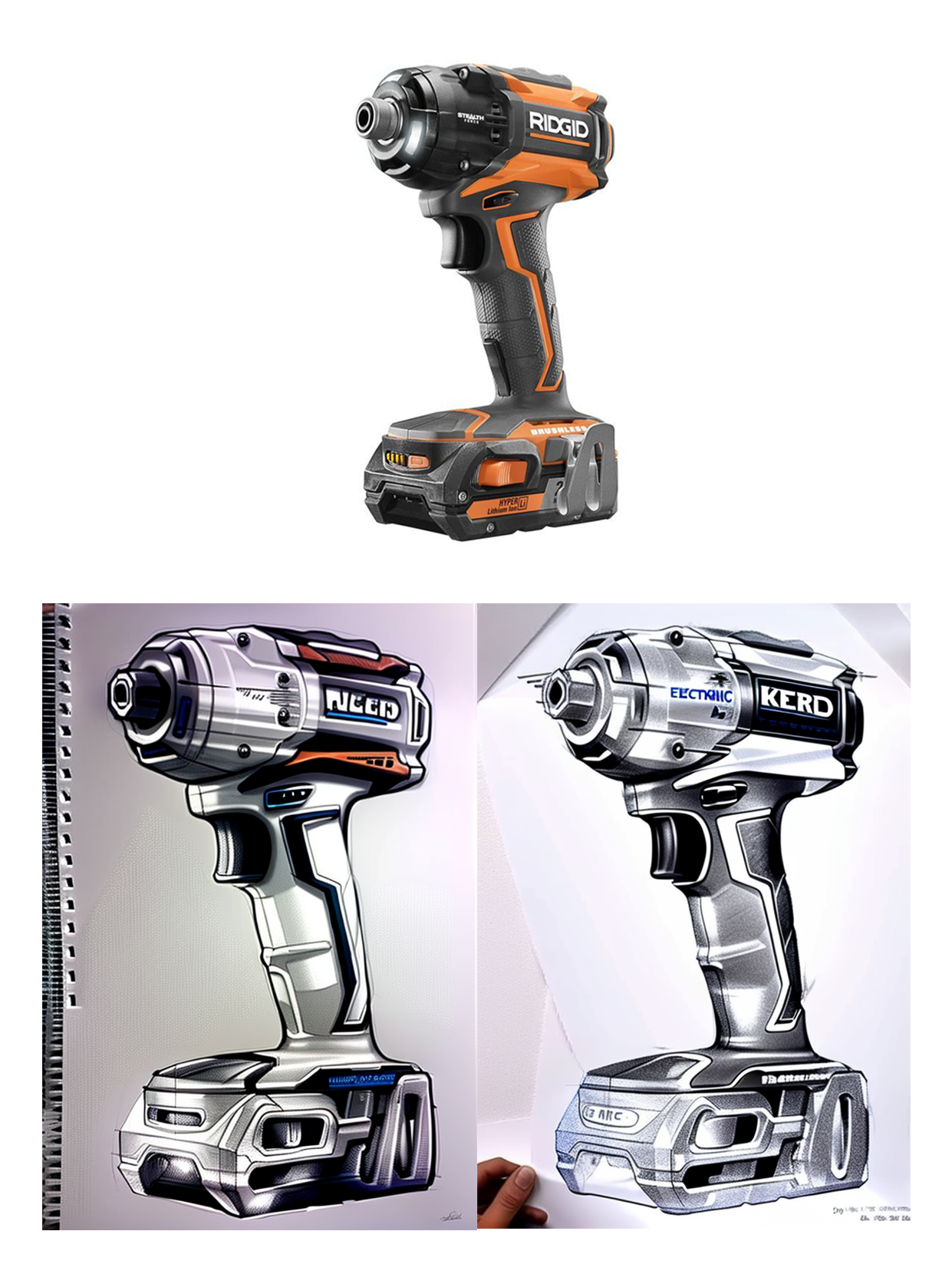 Design hand drawn，