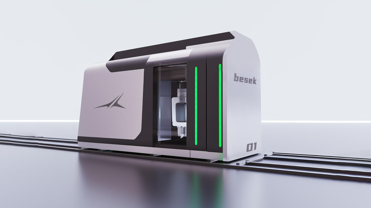 Besek design，equipment design ，Sense of science and technology，Appearance design，Car washing equipment，