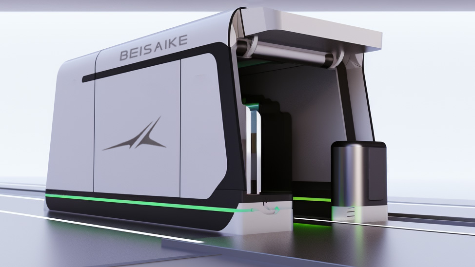 Besek design，equipment design ，Sense of science and technology，Appearance design，Car washing equipment，