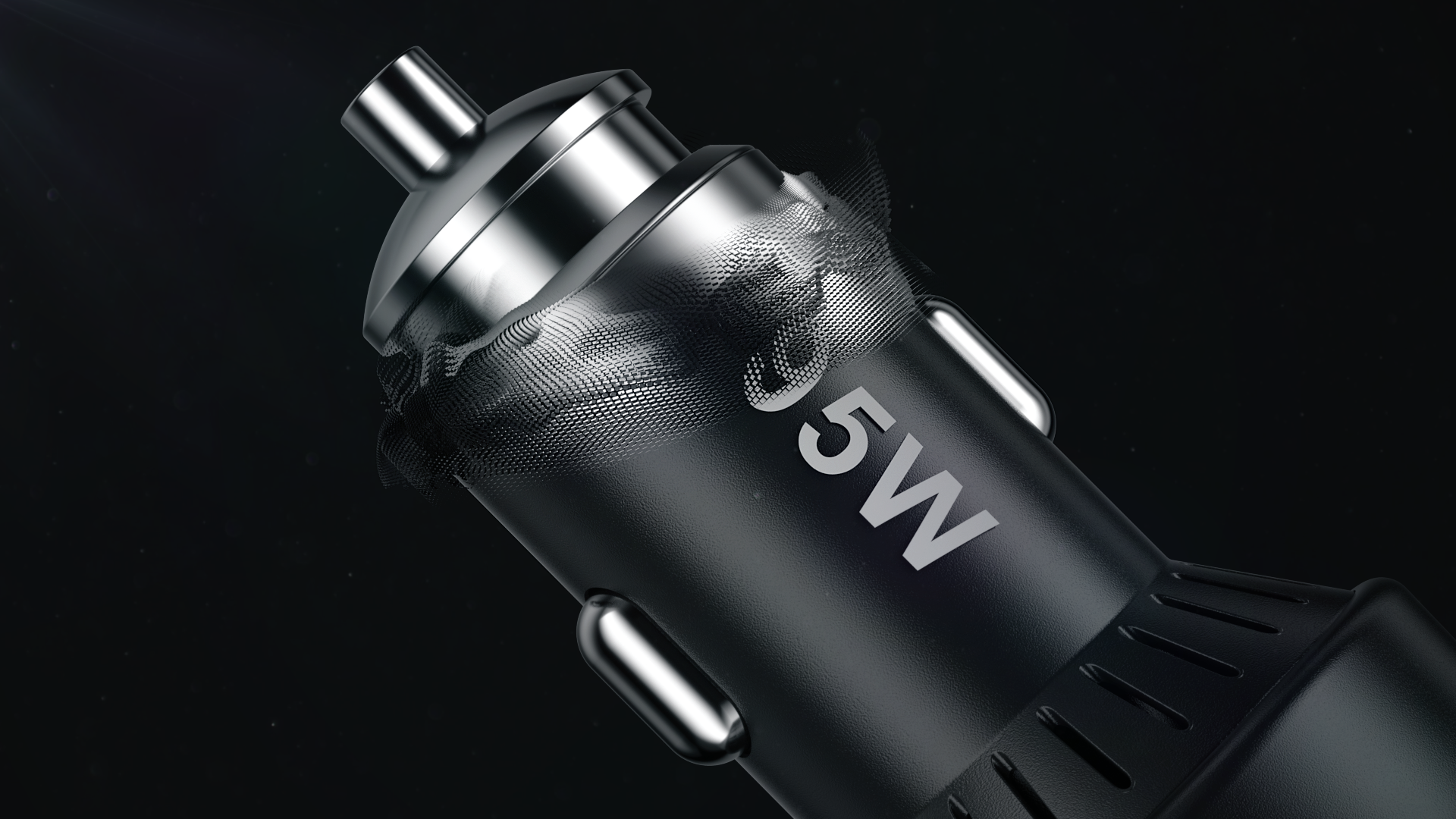 Car charger，Product real shot，CG video，Product animation，dynamic design ，