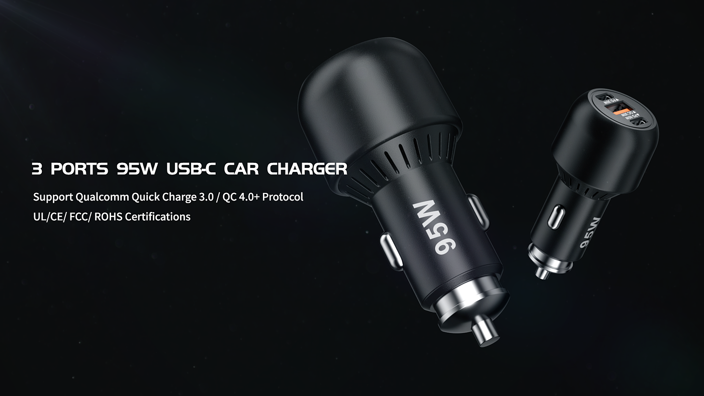 Car charger，Product real shot，CG video，Product animation，dynamic design ，