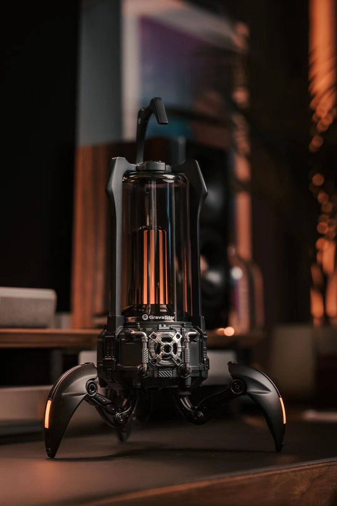 Bluetooth Speaker ，Mecha，Tide play，Electronics，outdoors，Hard core，Cool lights，industrial design，