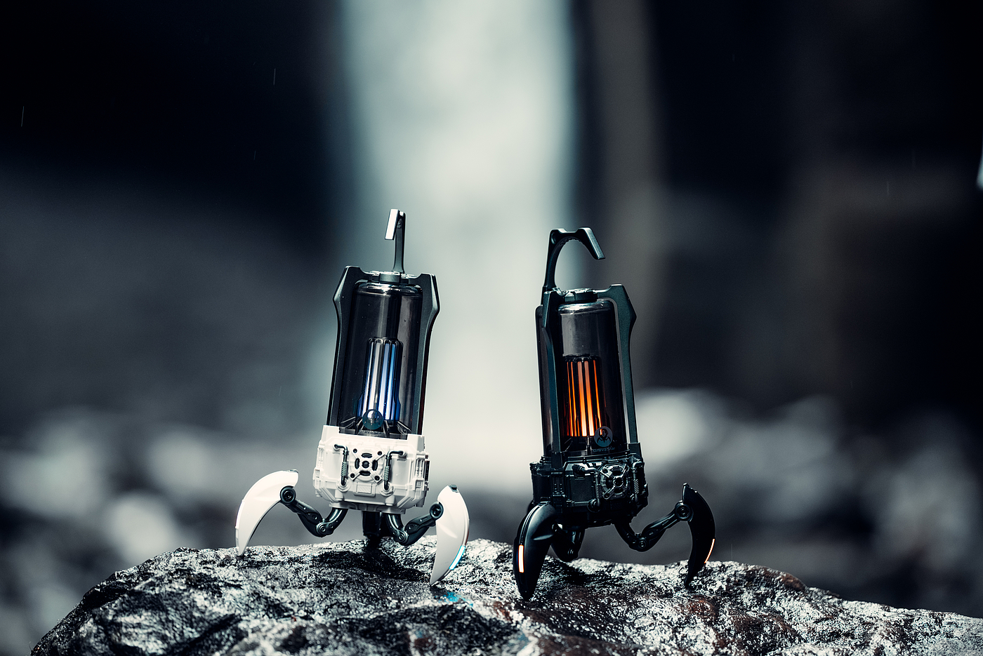 Bluetooth Speaker ，Mecha，Tide play，Electronics，outdoors，Hard core，Cool lights，industrial design，