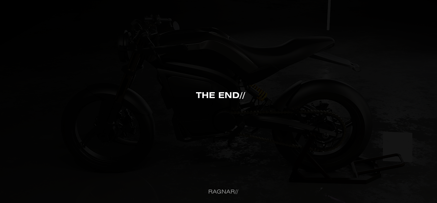 Electric motorcycle，vehicle，RAGNAR，conceptual design，