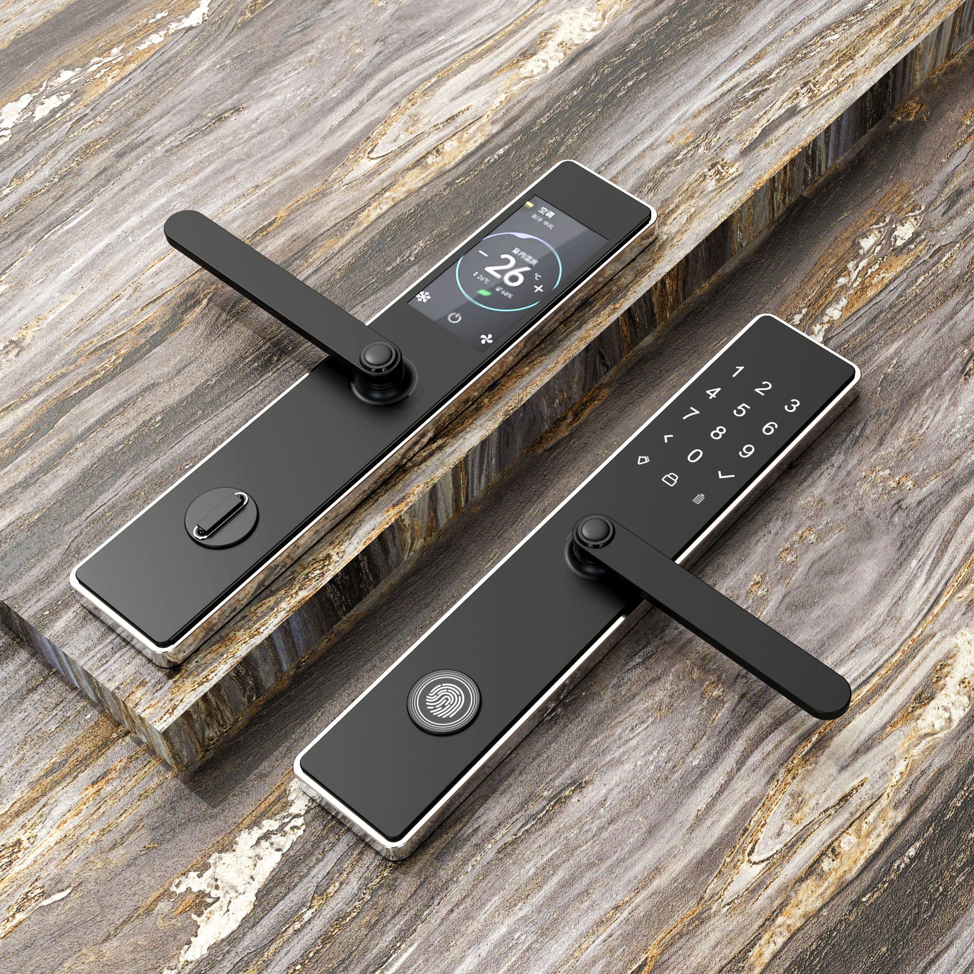 Intelligent lock，lock，Fingerprint lock，Password lock，Intelligent technology，