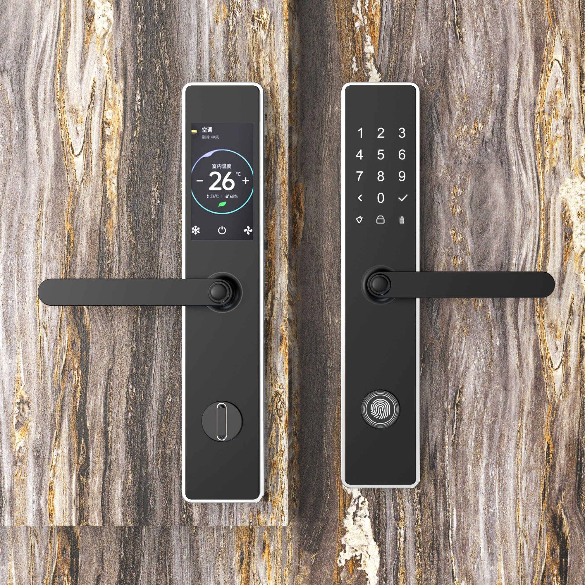 Intelligent lock，lock，Fingerprint lock，Password lock，Intelligent technology，