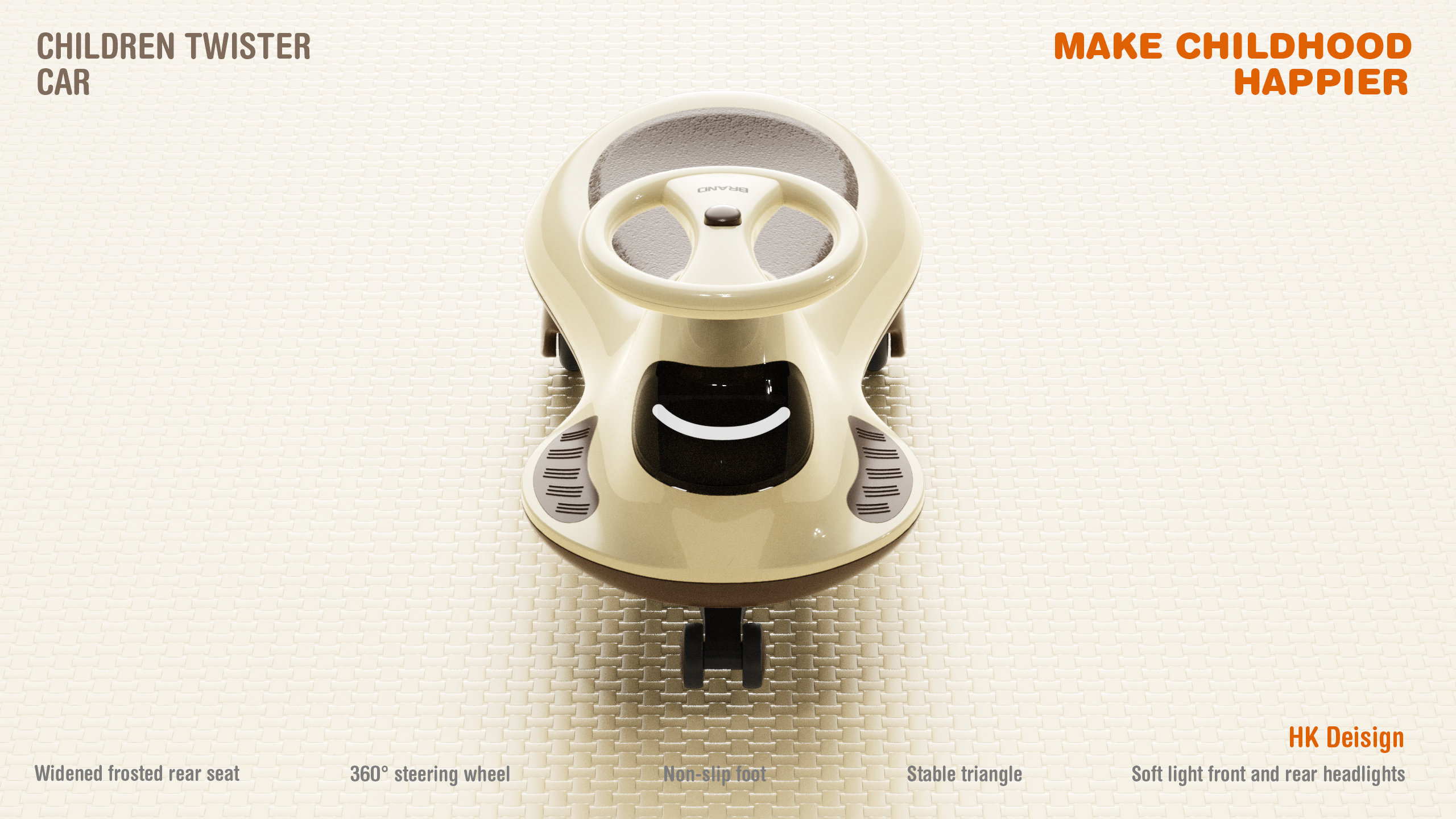 product design，Appearance design，Children's torsion car，Children's Toys，