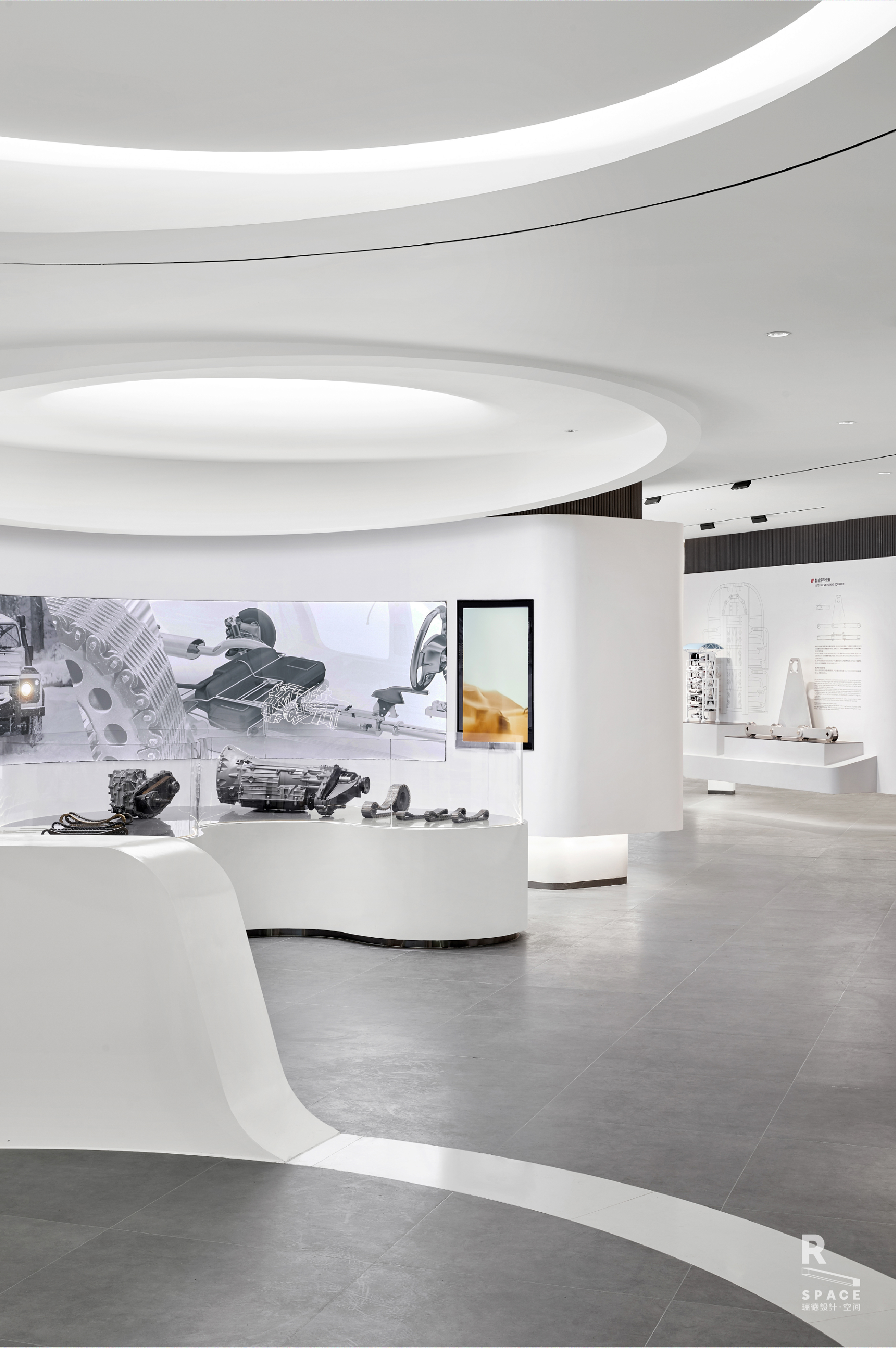 Red design · space，Red design，space design ，Exhibition hall design，Hengjiu Group，Design of permanent exhibition hall，industrial design，Everlasting Exhibition Hall，