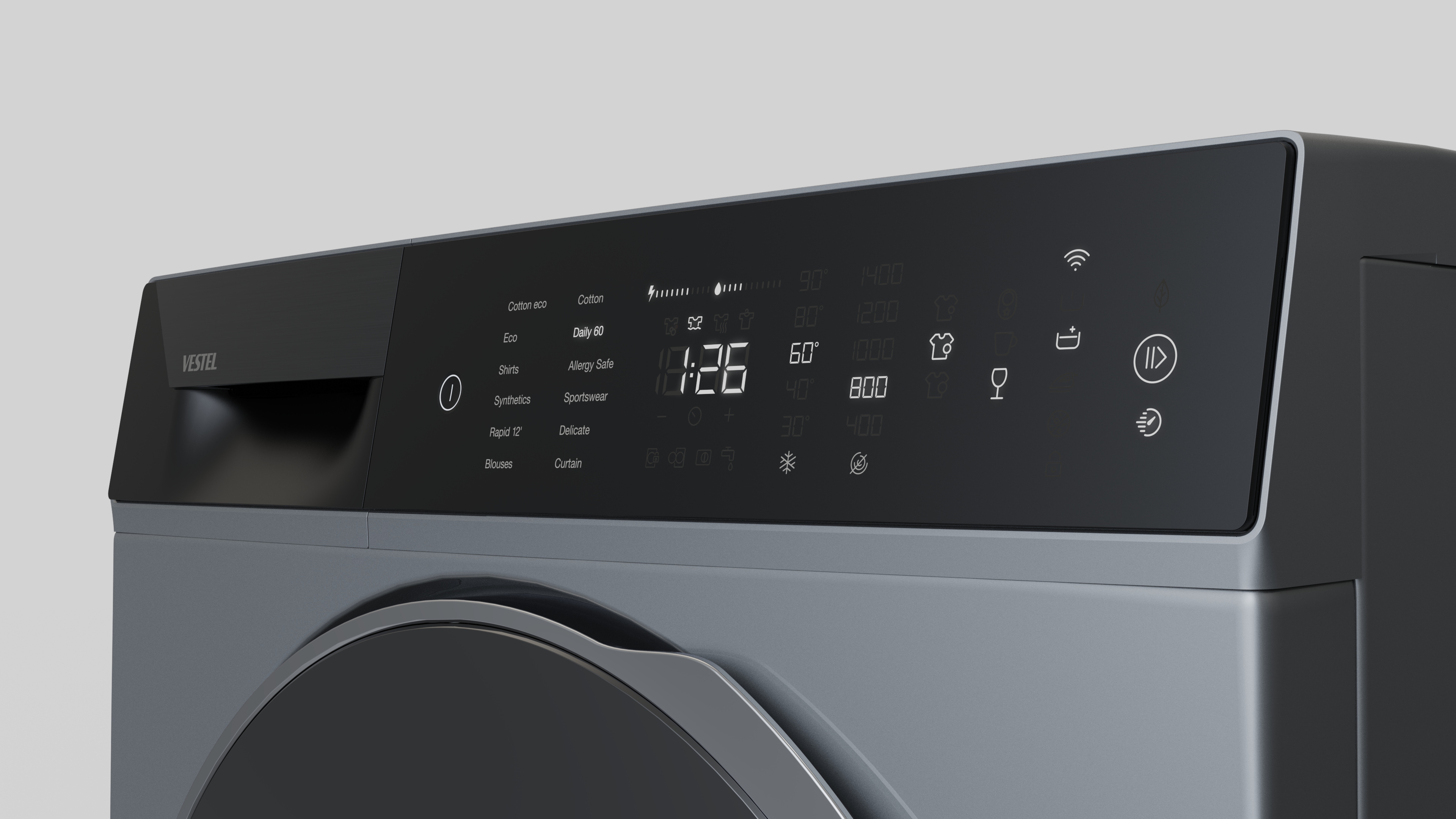 【2023年 iF设计奖】Vestel T180 Washing Machine - 普象网