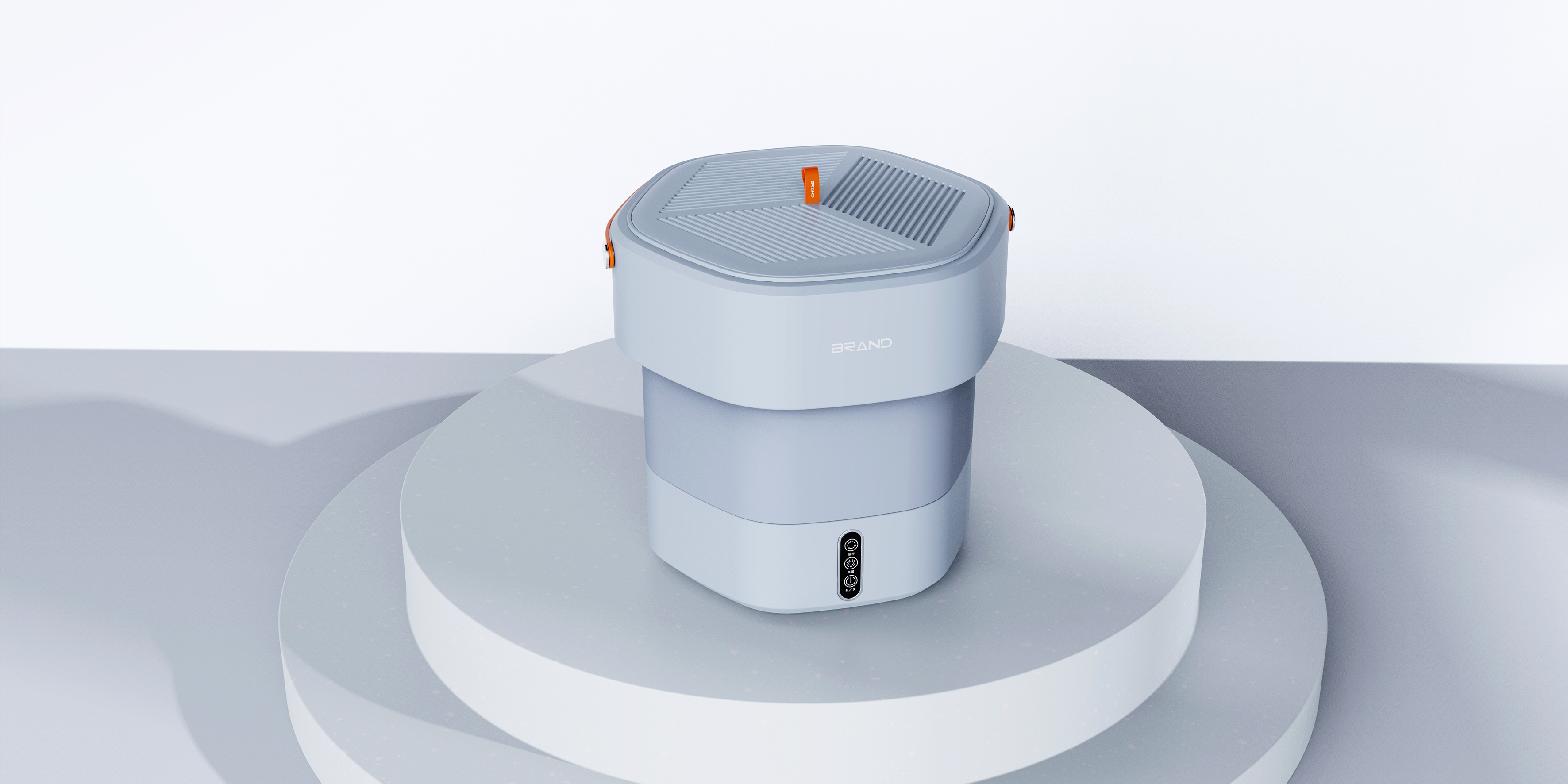 Folding washing machine，