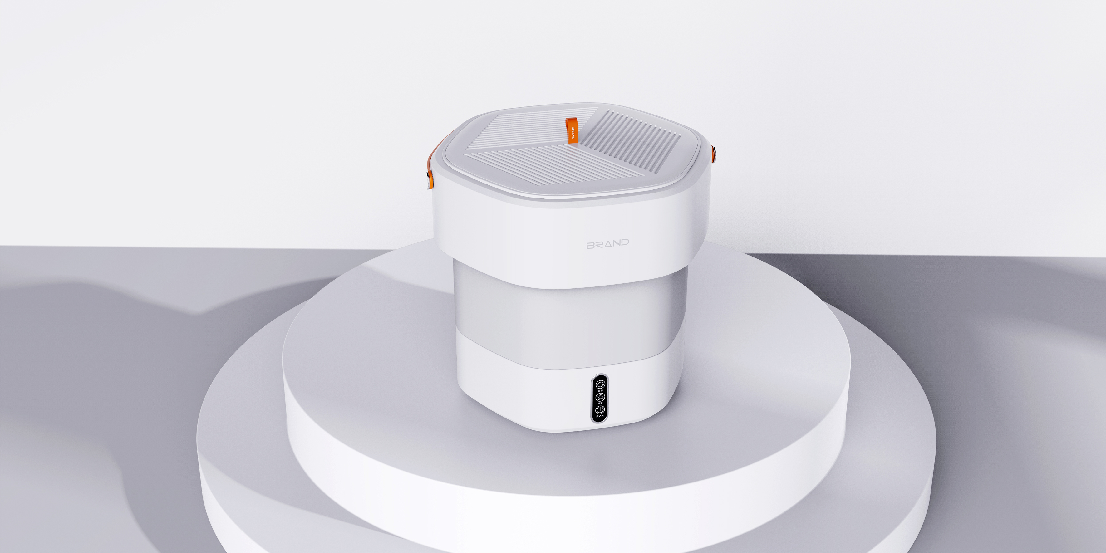 Folding washing machine，