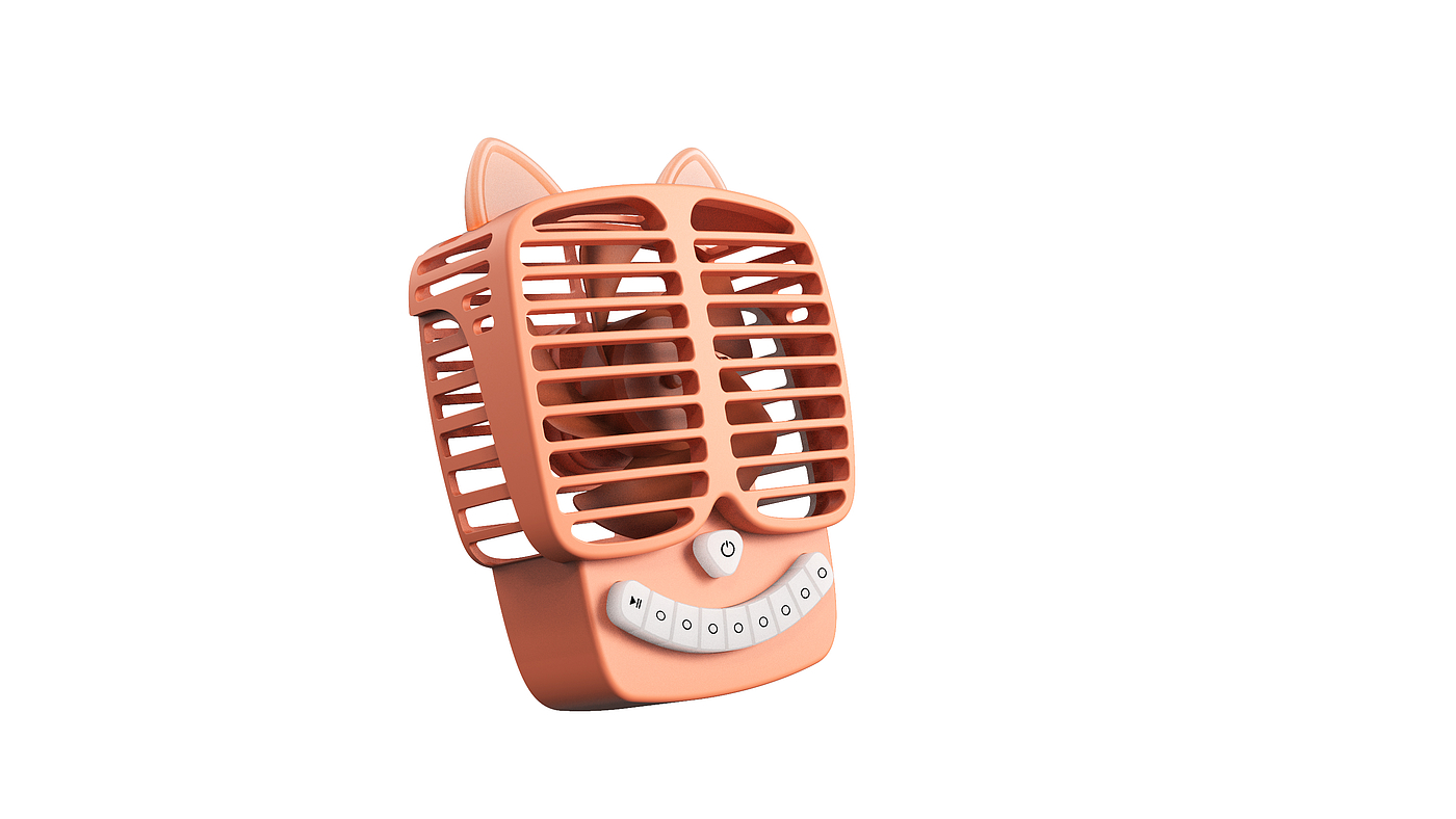 product design，industrial design，Appearance design，Small fan，Toys，Fan，Desktop fan，game，