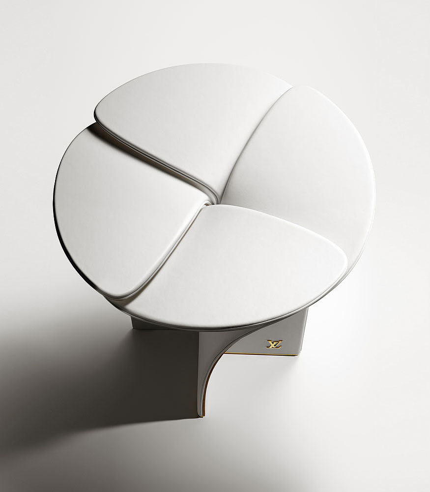 Blossom Stool，Louis Vuitton，petal，Mini，stool，