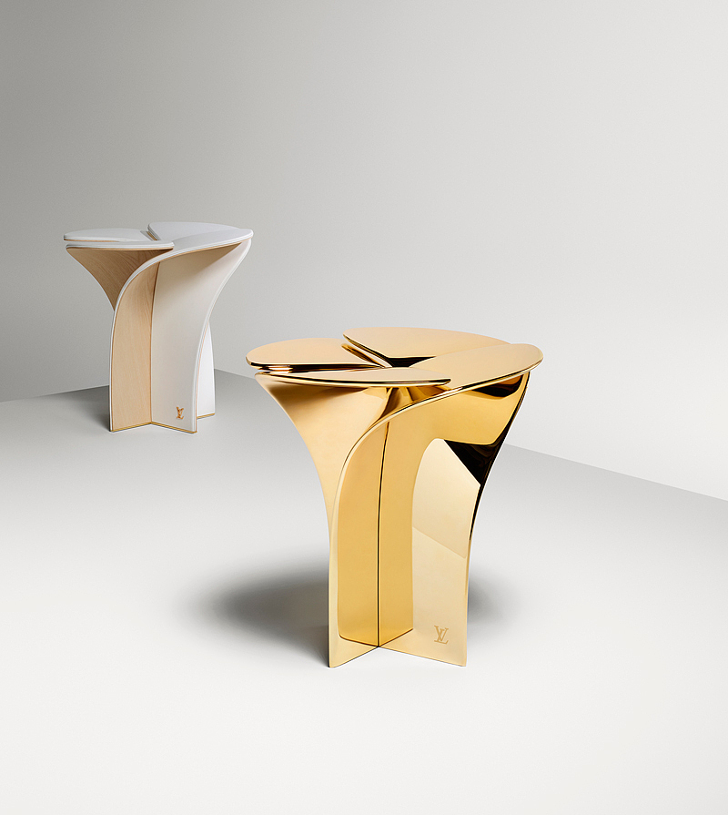 Blossom Stool，Louis Vuitton，petal，Mini，stool，