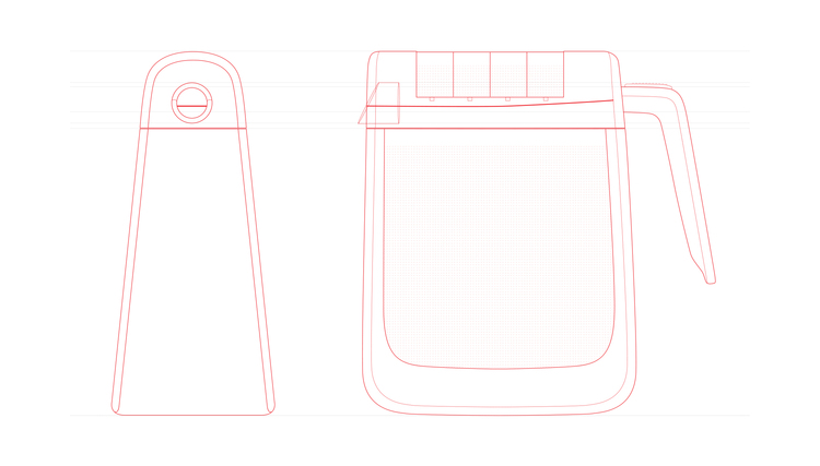 Envers，tea set，product design，industrial design，