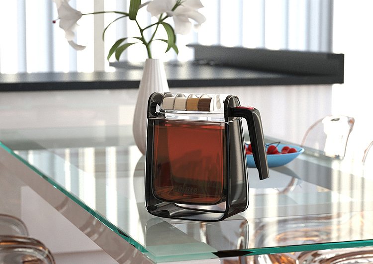 Envers，tea set，product design，industrial design，