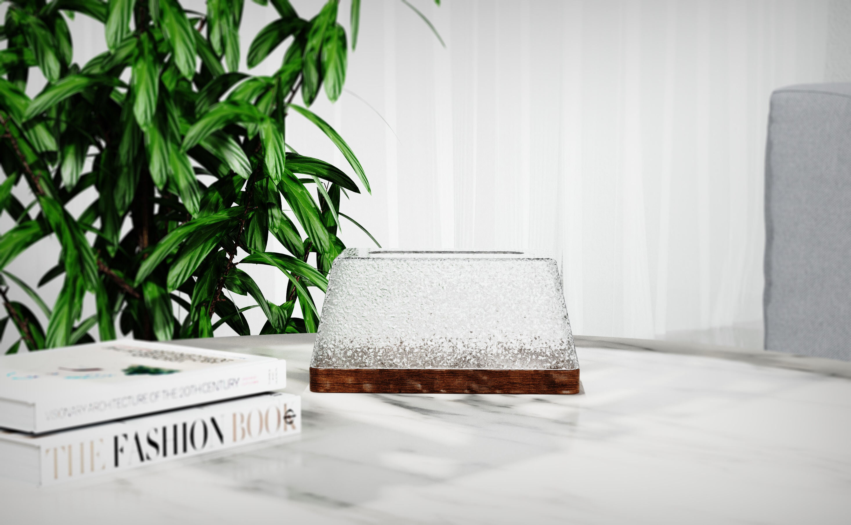 Tissue box，Transparent tissue box，Acrylic tissue box，Glass Tissue Box，Living room tissue box，