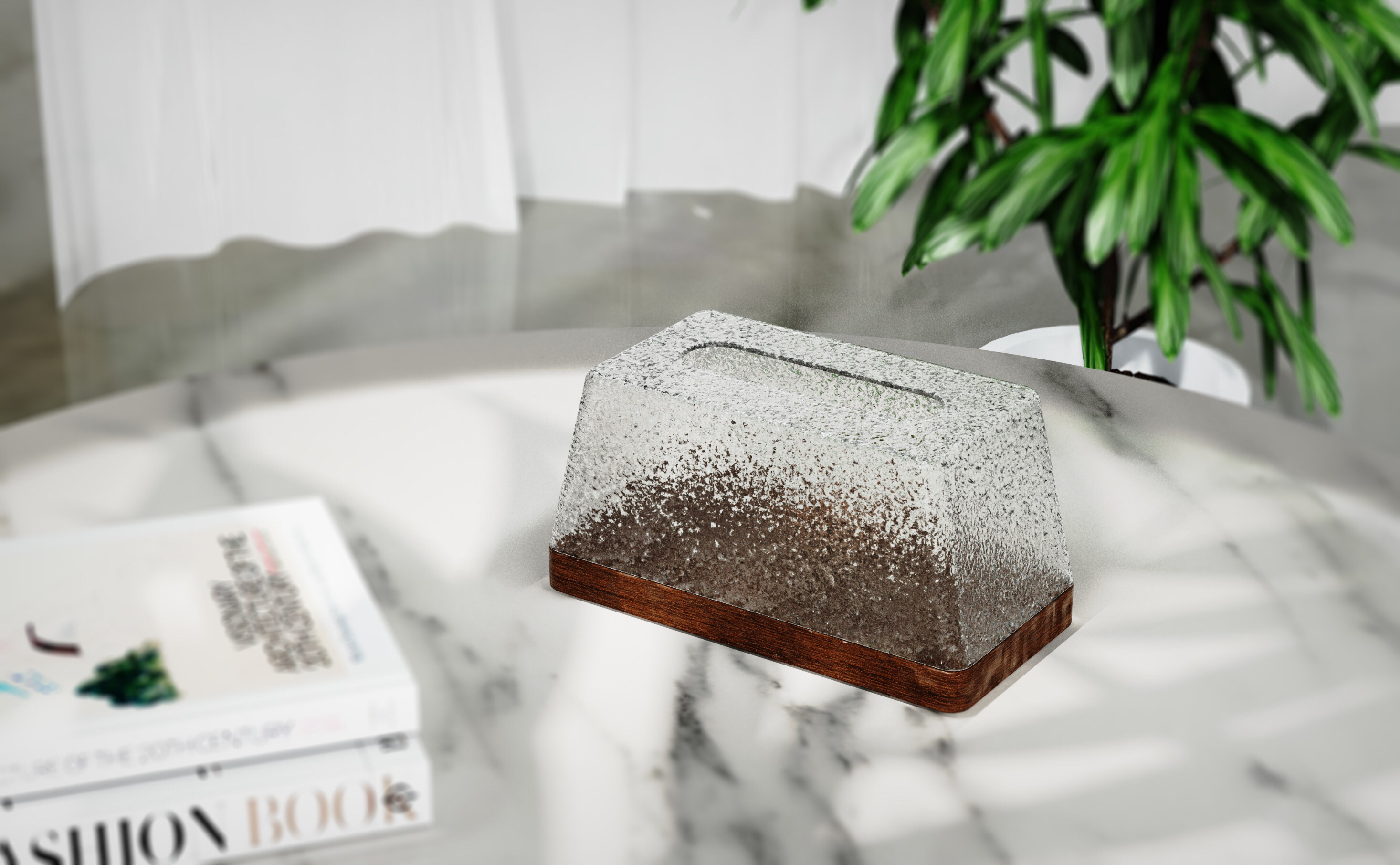 Tissue box，Transparent tissue box，Acrylic tissue box，Glass Tissue Box，Living room tissue box，