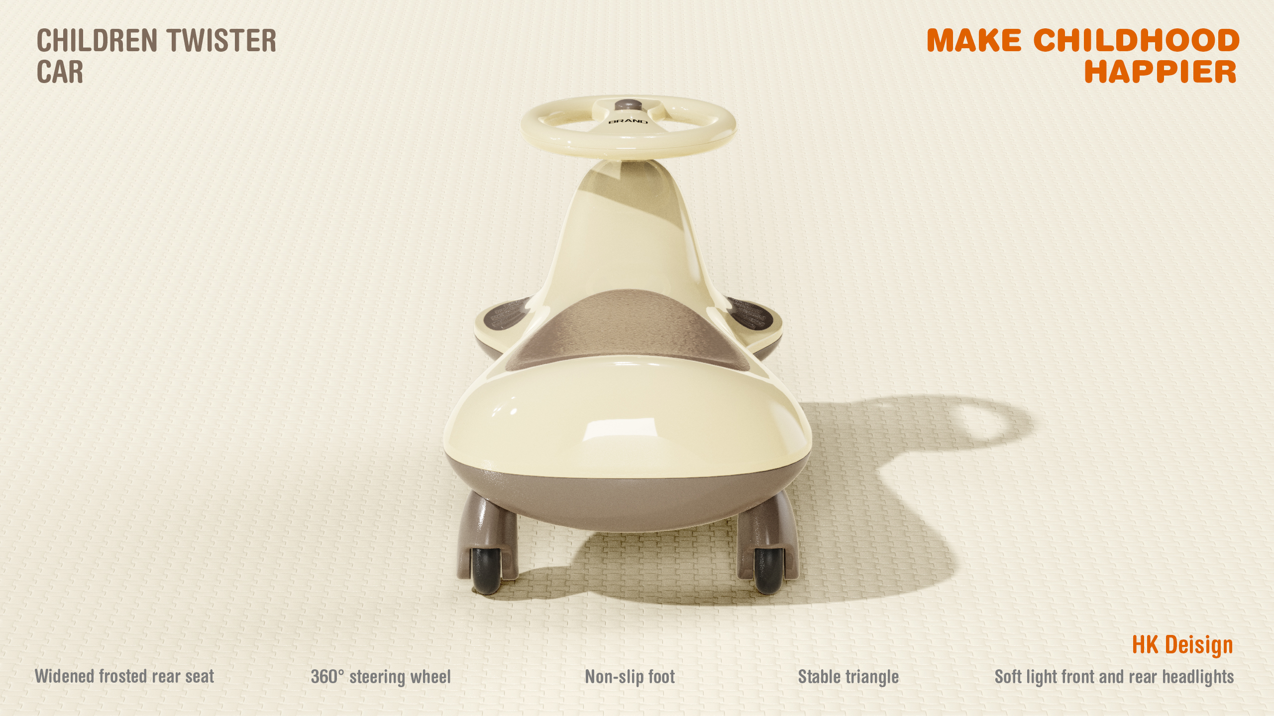 product design，Appearance design，Children's torsion car，Children's Toys，