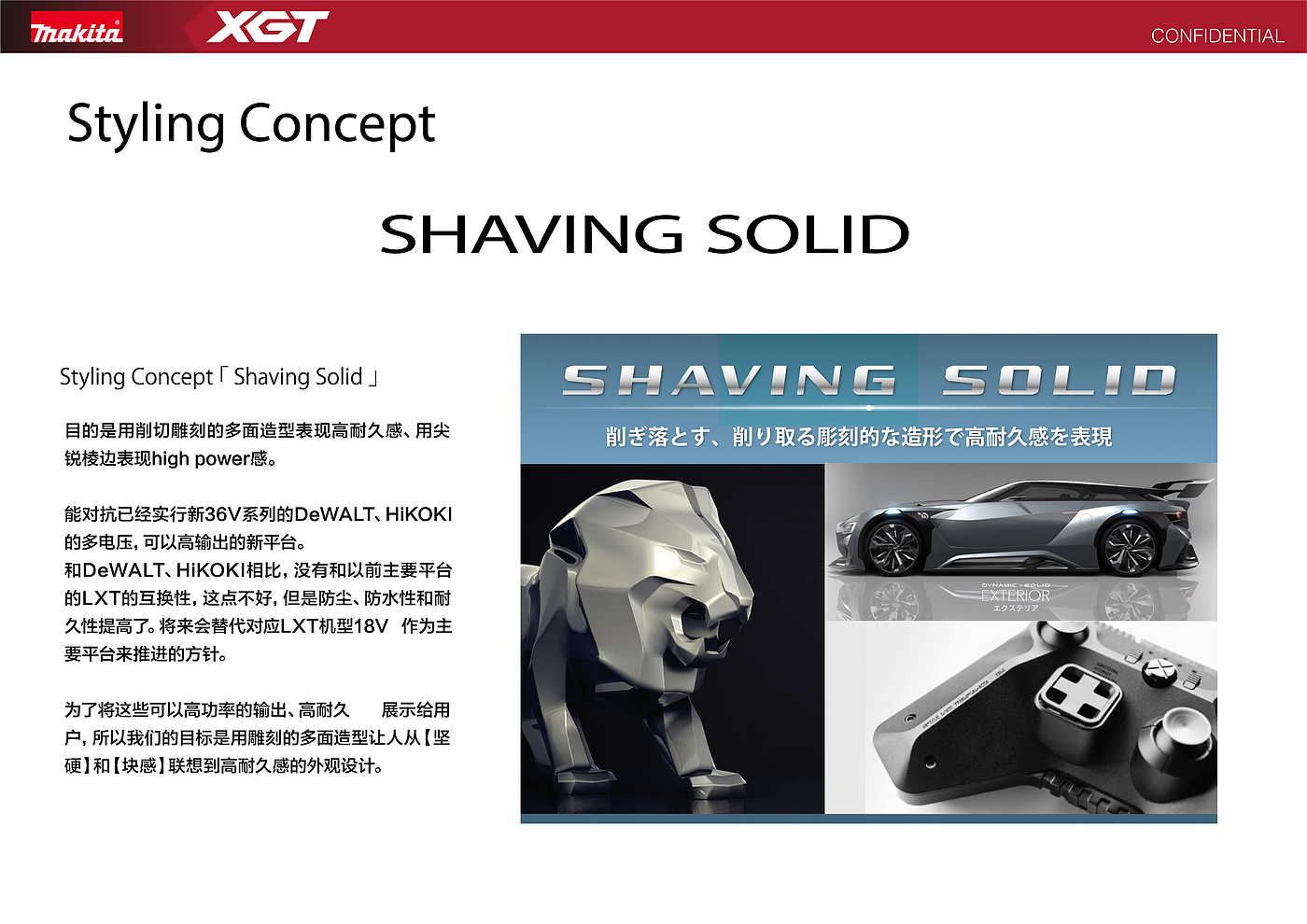 XGT Shaving solid表现手，