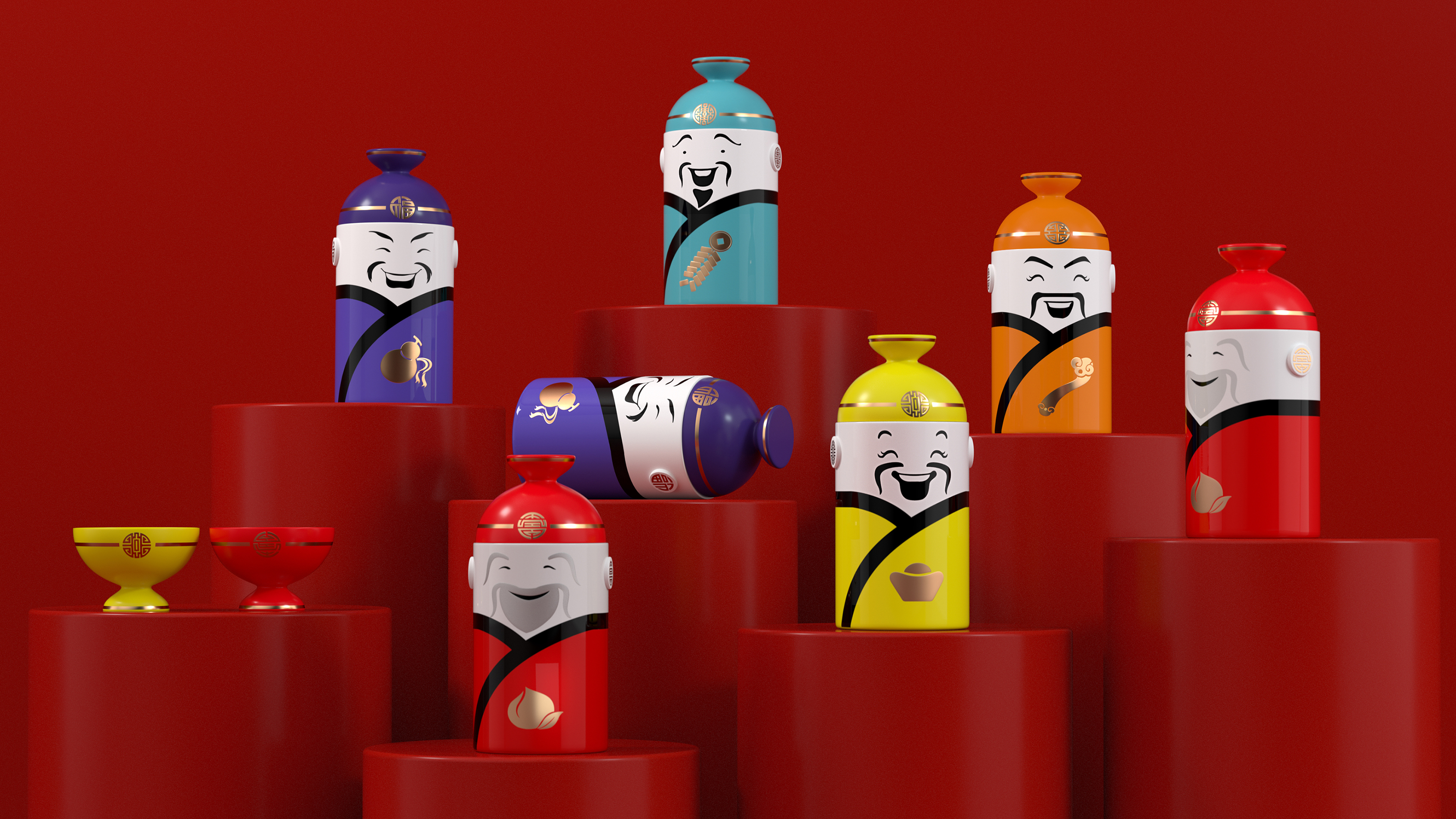 packing design，drink，