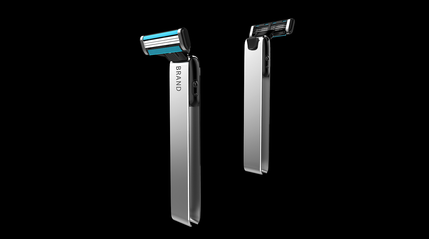 Personal hygiene products，Original design，Metallic texture，Male，Manual，razor，