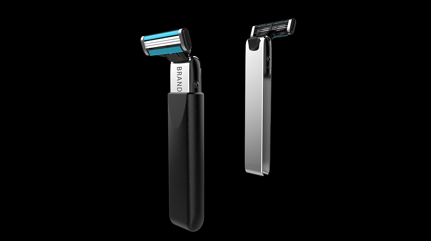 Personal hygiene products，Original design，Metallic texture，Male，Manual，razor，