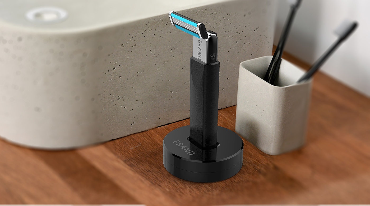 Personal hygiene products，Original design，Metallic texture，Male，Manual，razor，