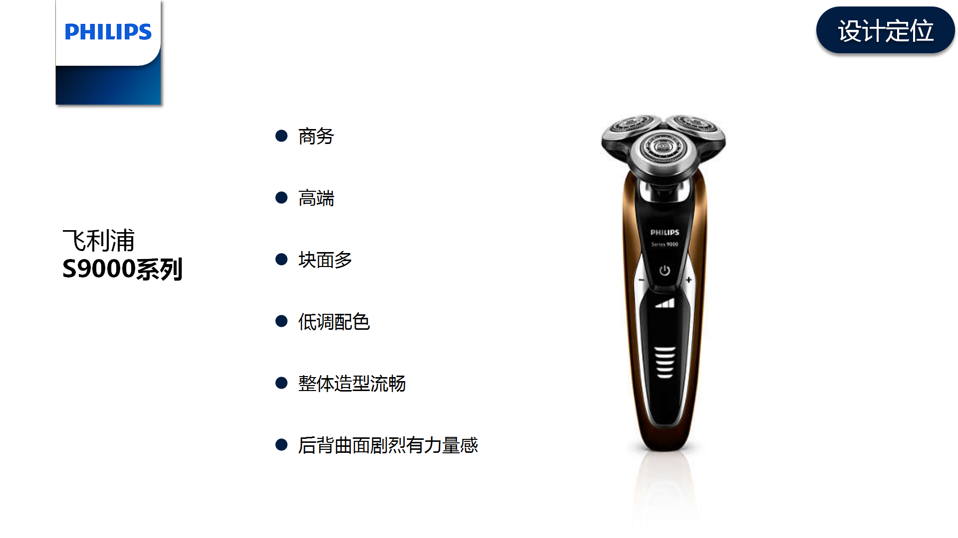 Philips, product style, modeling analysis, integration，