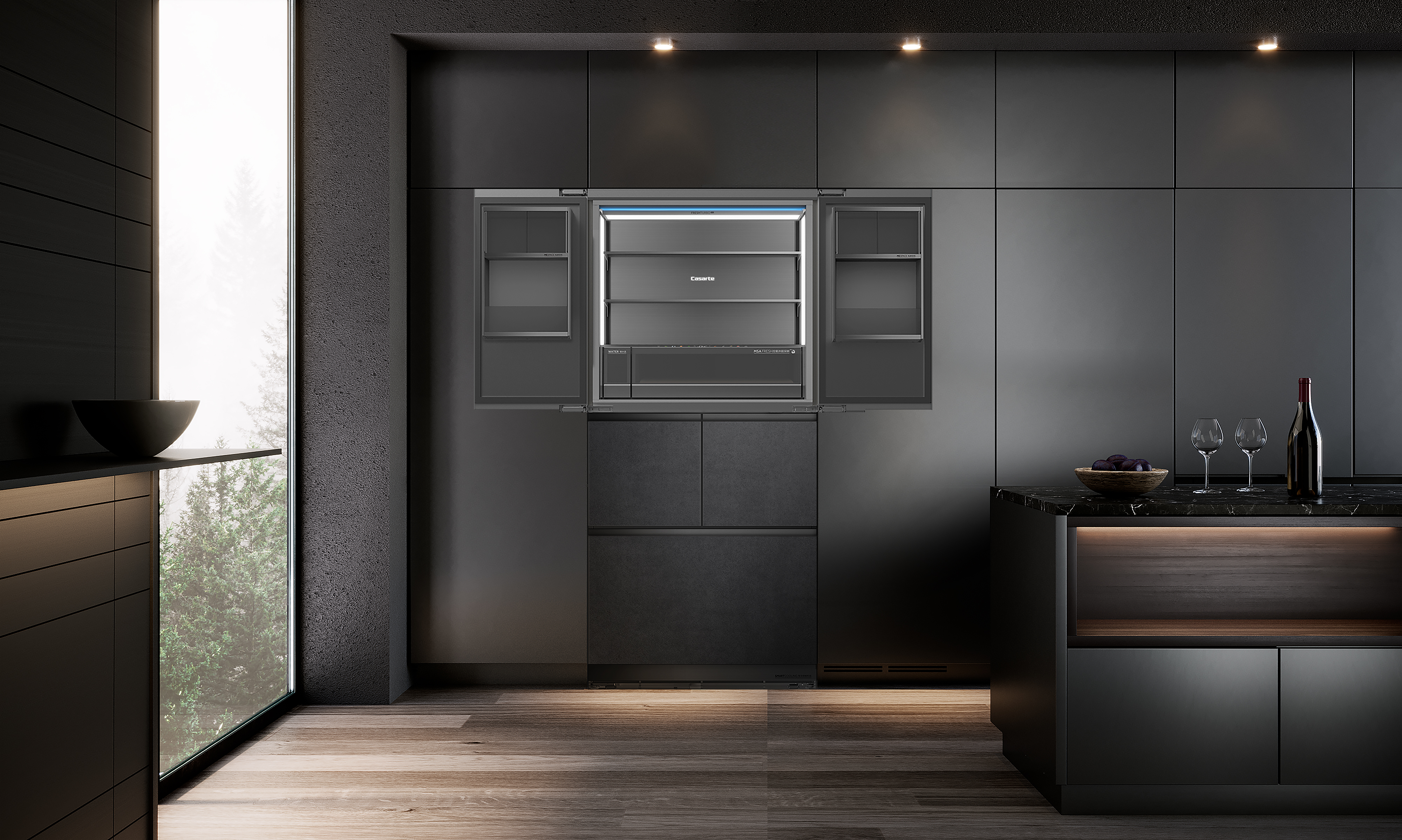 product design，kitchen，Refrigerator，