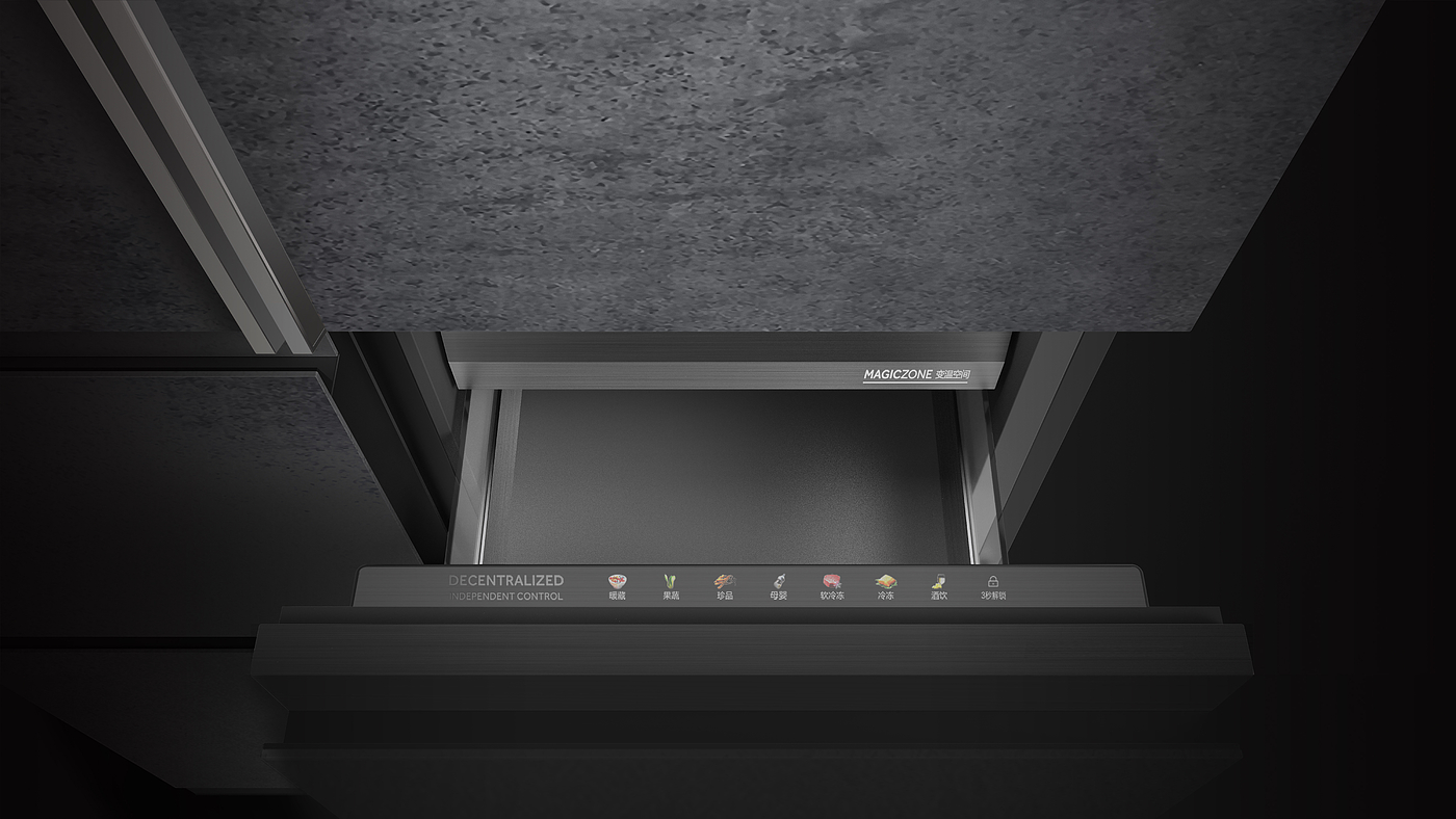 product design，kitchen，Refrigerator，