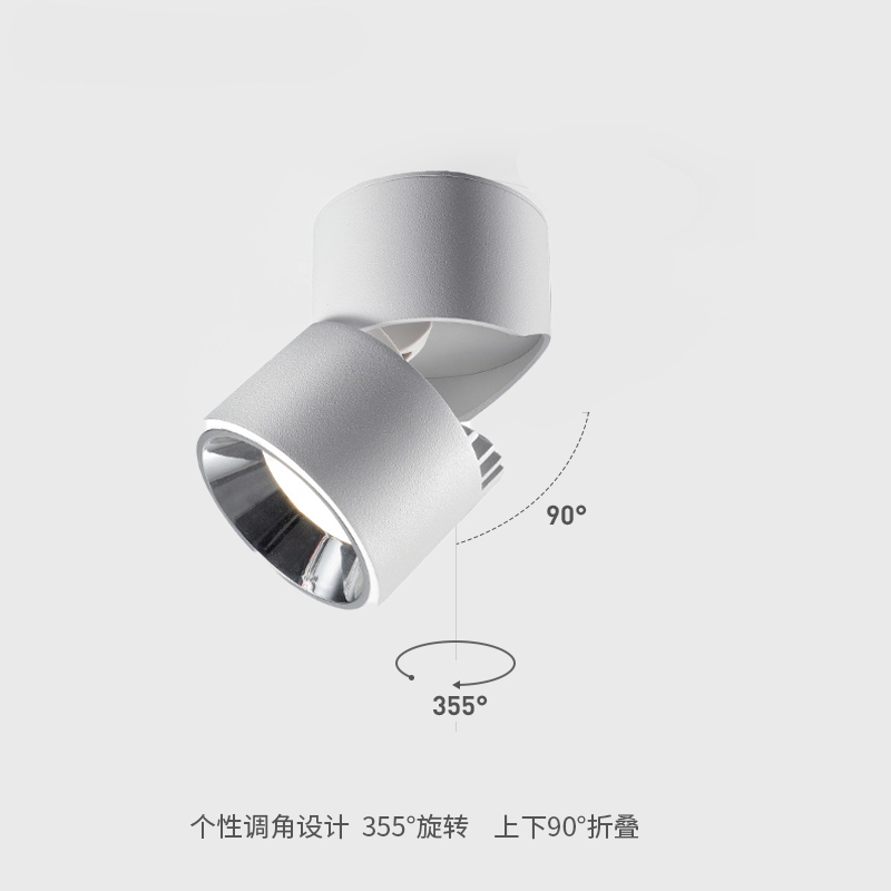 LED honeycomb anti-glare folding spotlight，